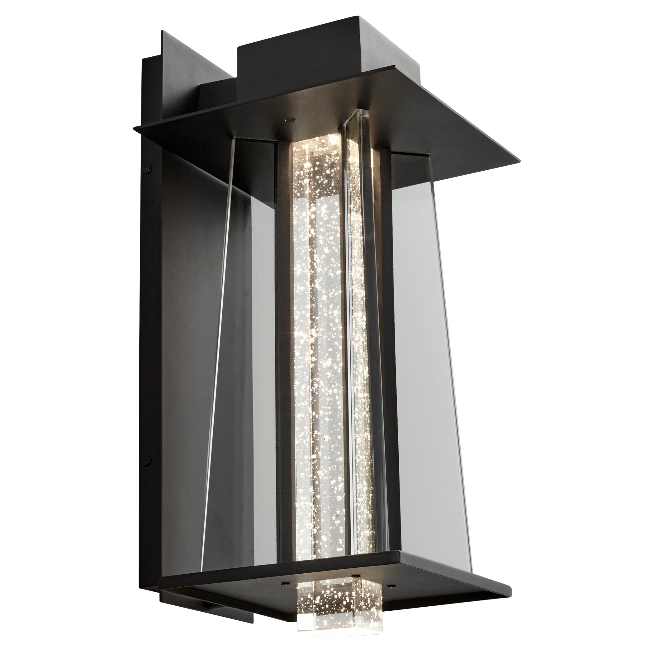 Oxygen Artè 3 760 15 Outdoor Wall Sconce Light - Black - Waterproof Exterior Lighting for Patio, Garden, Porch & Entryway