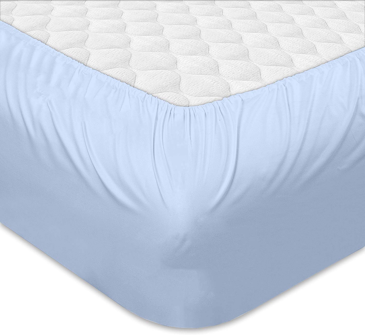 Premium 600 Thread Count 100% Cotton Split King Sheet Set for Adjustable Beds - 15