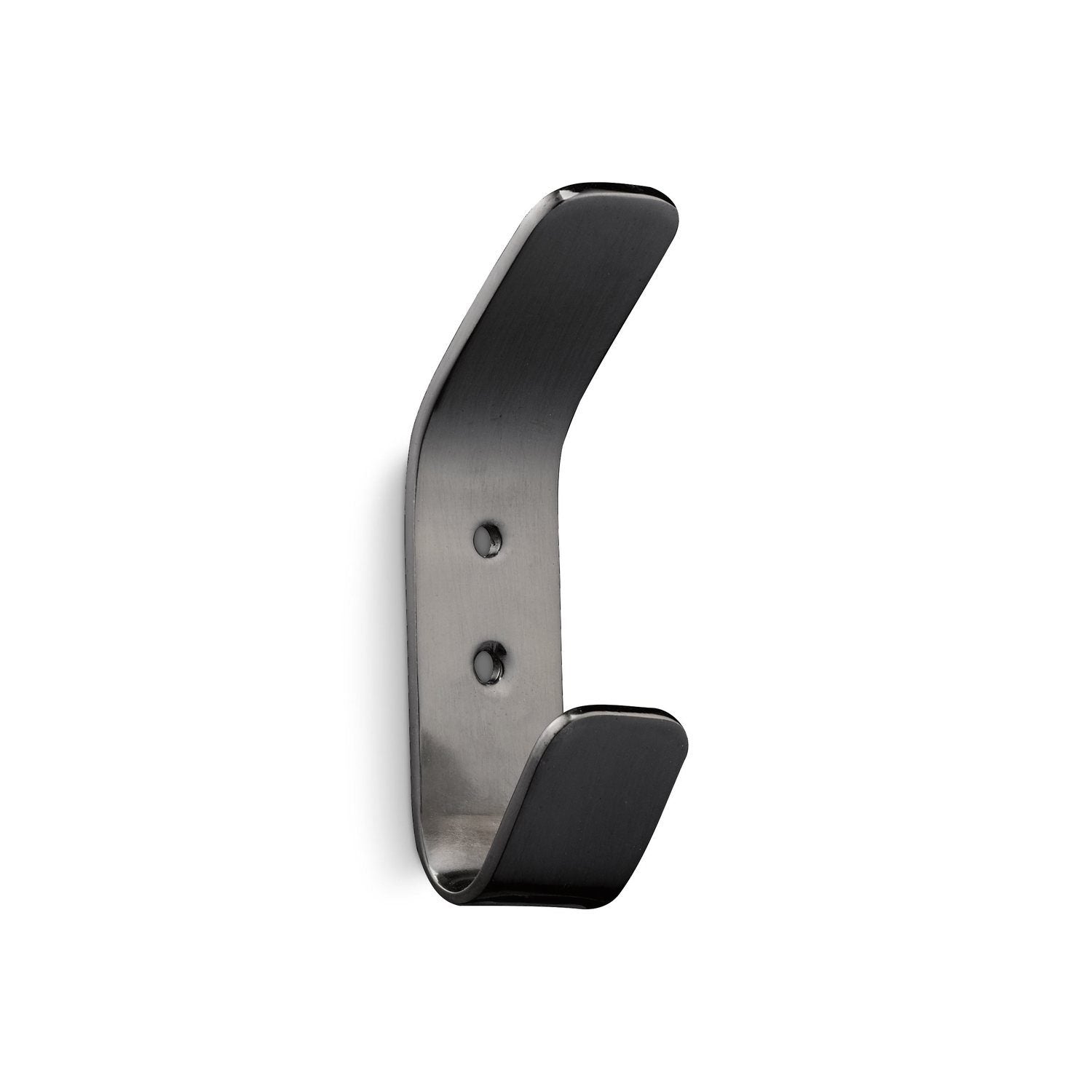 H. SKJALM P. Moud Hook - 10cm Black Metal Wall Hook for Hanging Coats, Hats & Keys - Perfect for Entryway, Bathroom & Closet Organization
