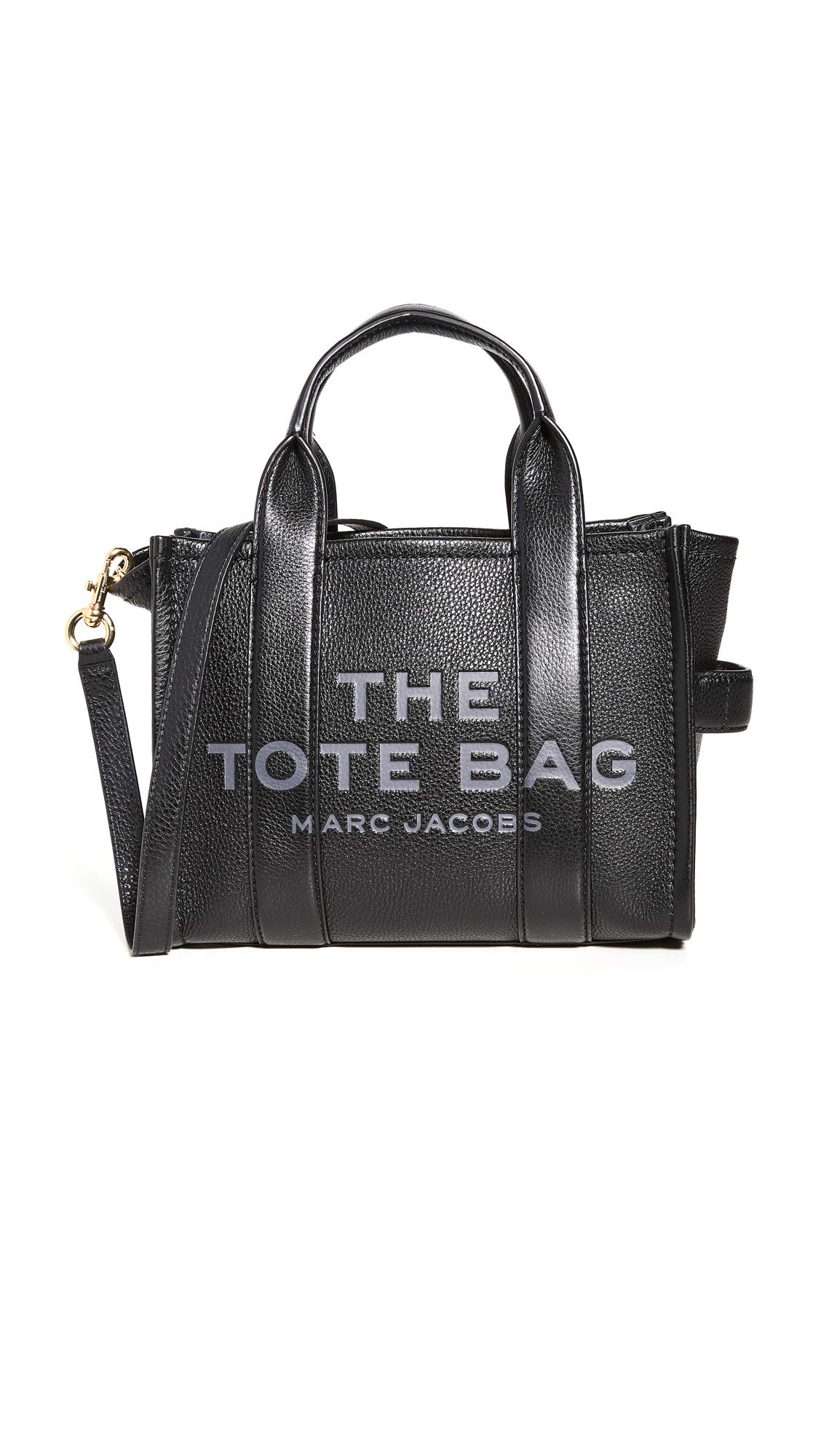 Marc Jacobs Women's The Leather Mini Tote Bag - Stylish Crossbody Purse for Everyday Use, Work & Travel | Genuine Leather Handbag for Women