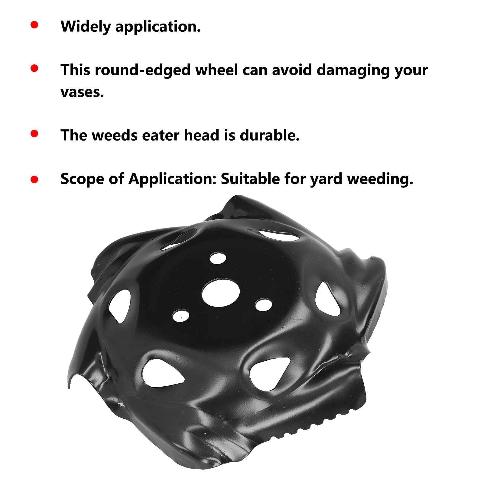 Metal Weed Eater Head - Easy Installation & Durable Wear-Resistant Trimmer Replacement for Yard Weeding | Perfect for Lawn Care, Garden Maintenance & Landscaping