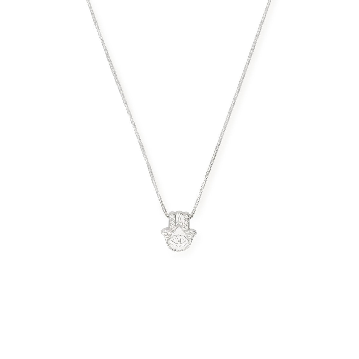 Hand of Fatima Adjustable Necklace - 18K Gold Plated Stainless Steel Pendant for Women | Perfect for Everyday Wear, Gift Giving & Spiritual Protection