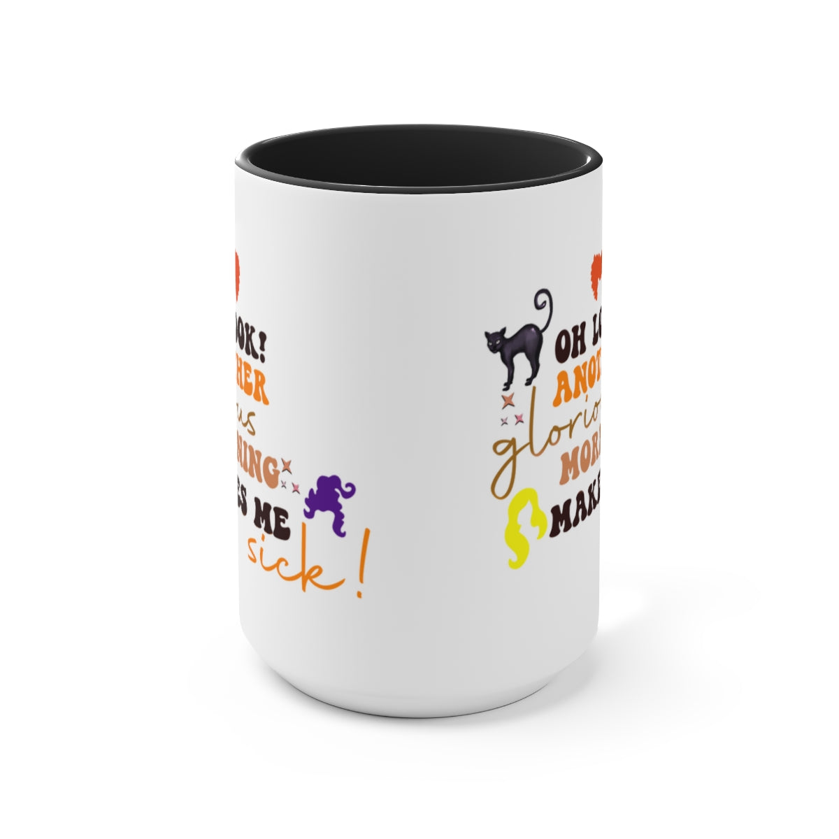 Hocus Pocus Halloween Coffee Mug - Witch Themed Ceramic Cup for Hot & Cold Drinks - Perfect for Halloween Parties, Movie Nights & Gift Giving