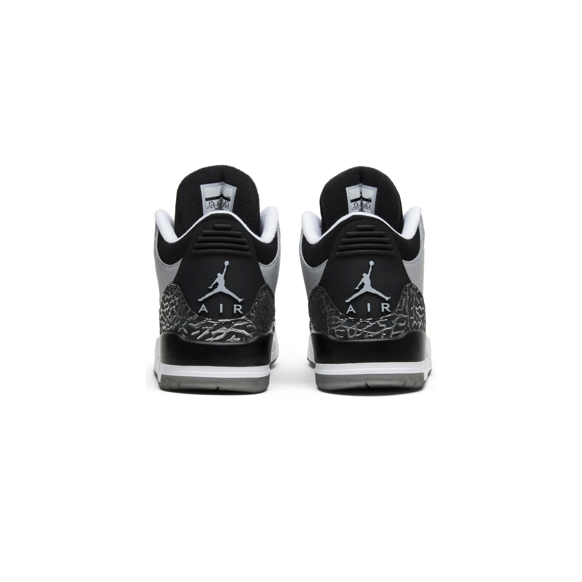 Air Jordan 3 Retro 'Wolf Grey' Sneakers (2014) - Men's Basketball Shoes for Casual Wear & Street Style