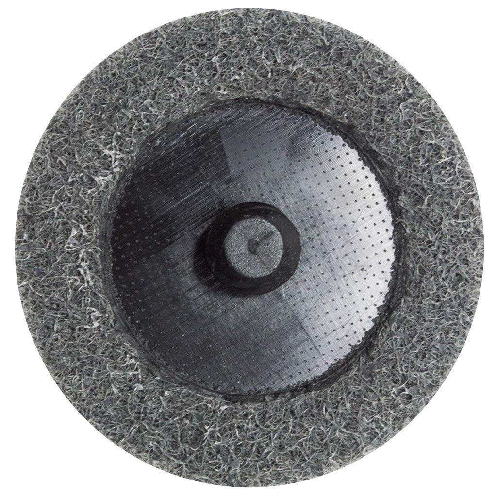 Benchmark Abrasives 2 Inch Sanding Discs - 10 Pack Quick Change Silicon Carbide Sanding Wheels for Drill & Die Grinder - Perfect for Surface Preparation, Paint Stripping, Metal Polishing & Wood Sanding - Grey Color