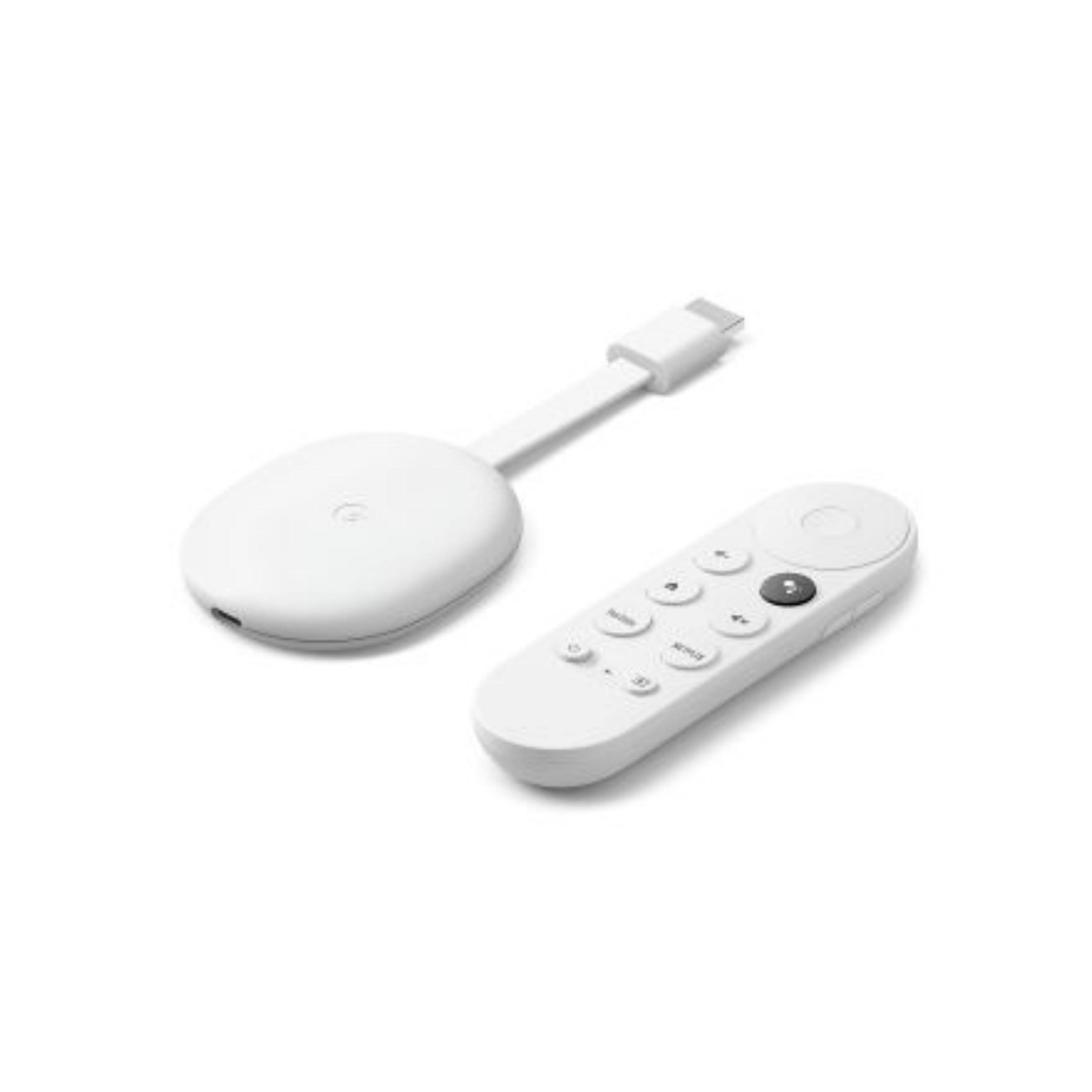 Google Chromecast 4 with Google TV - 4K Streaming Device with Voice Remote for Movies, Shows & Live TV - Perfect for Home Entertainment & Smart TV Setup