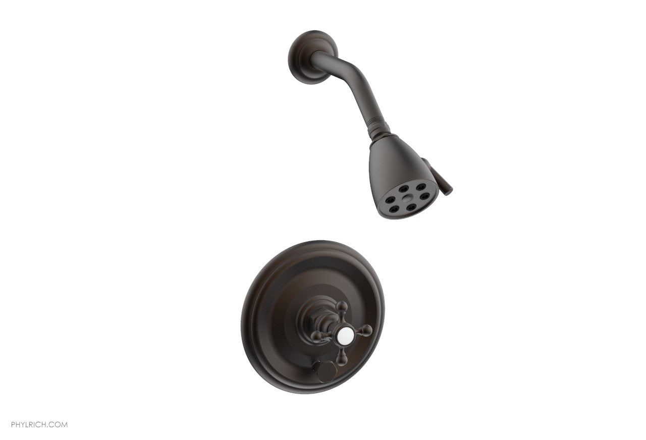 HEX TRADITIONAL Pressure Balance Shower and Diverter Set (No Spout) 4 151 - Perfect for Bathroom Renovation and Modern Home Upgrade