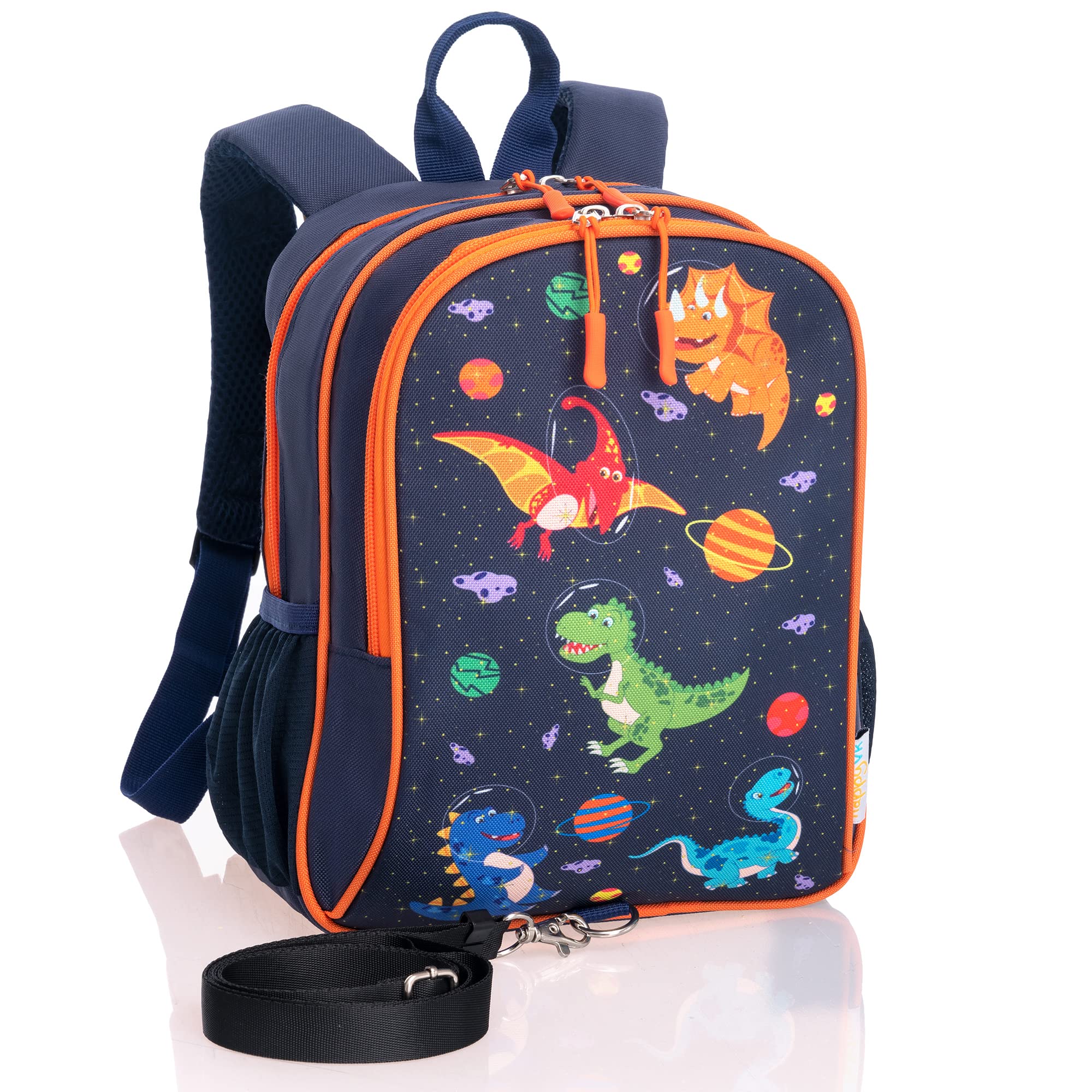 HappyVk Kids Backpack with Adjustable Leash - Lightweight School Backpack for Boys & Girls - Perfect for Travel, Hiking, and Daycare