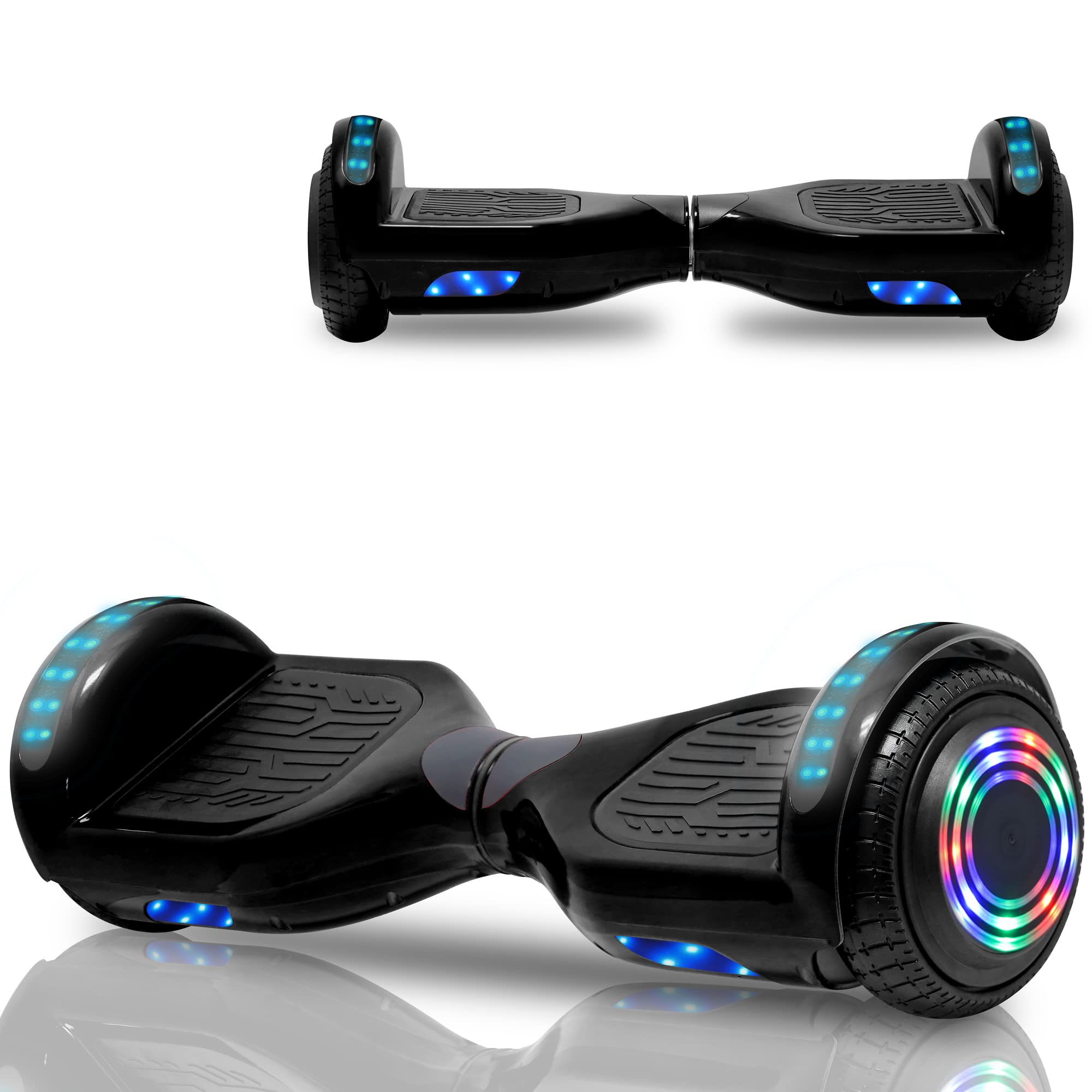 DOC Electric Smart Self-Balancing Scooter Hoverboard with Bluetooth Speaker, LED Lights & 6.5