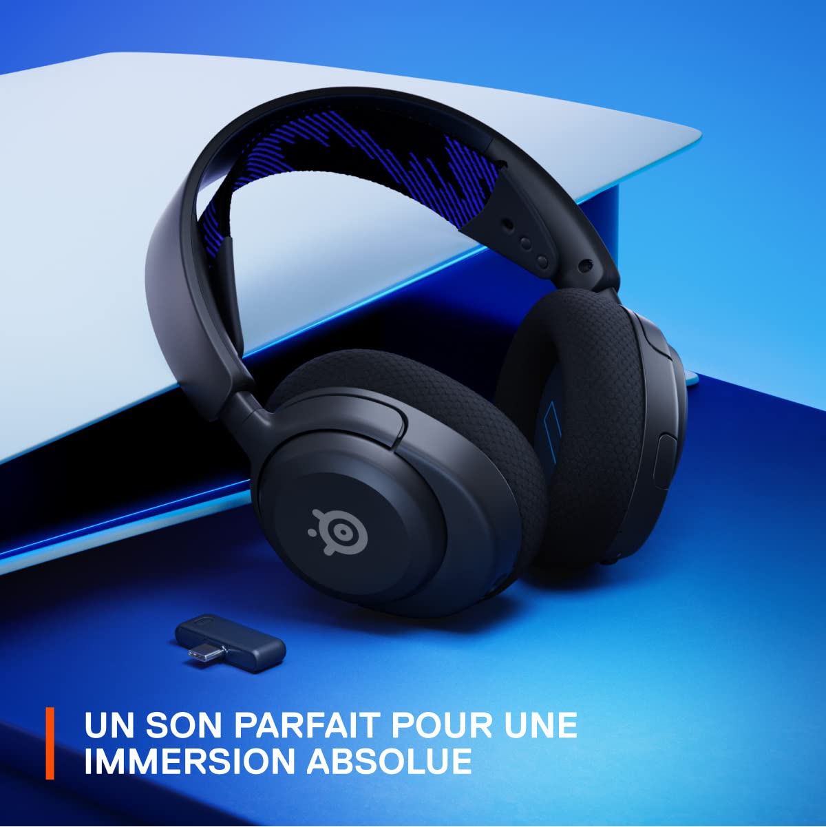 SteelSeries Arctis Nova 4P Wireless Gaming Headset - 360° Spatial Sound, 2.4GHz High-Speed Wireless, 36-Hour Battery, USB-C, Gen 2 Mic - Compatible with PlayStation, PC, PSVR 2 & Switch - Perfect for Competitive Gaming & Immersive VR Experiences