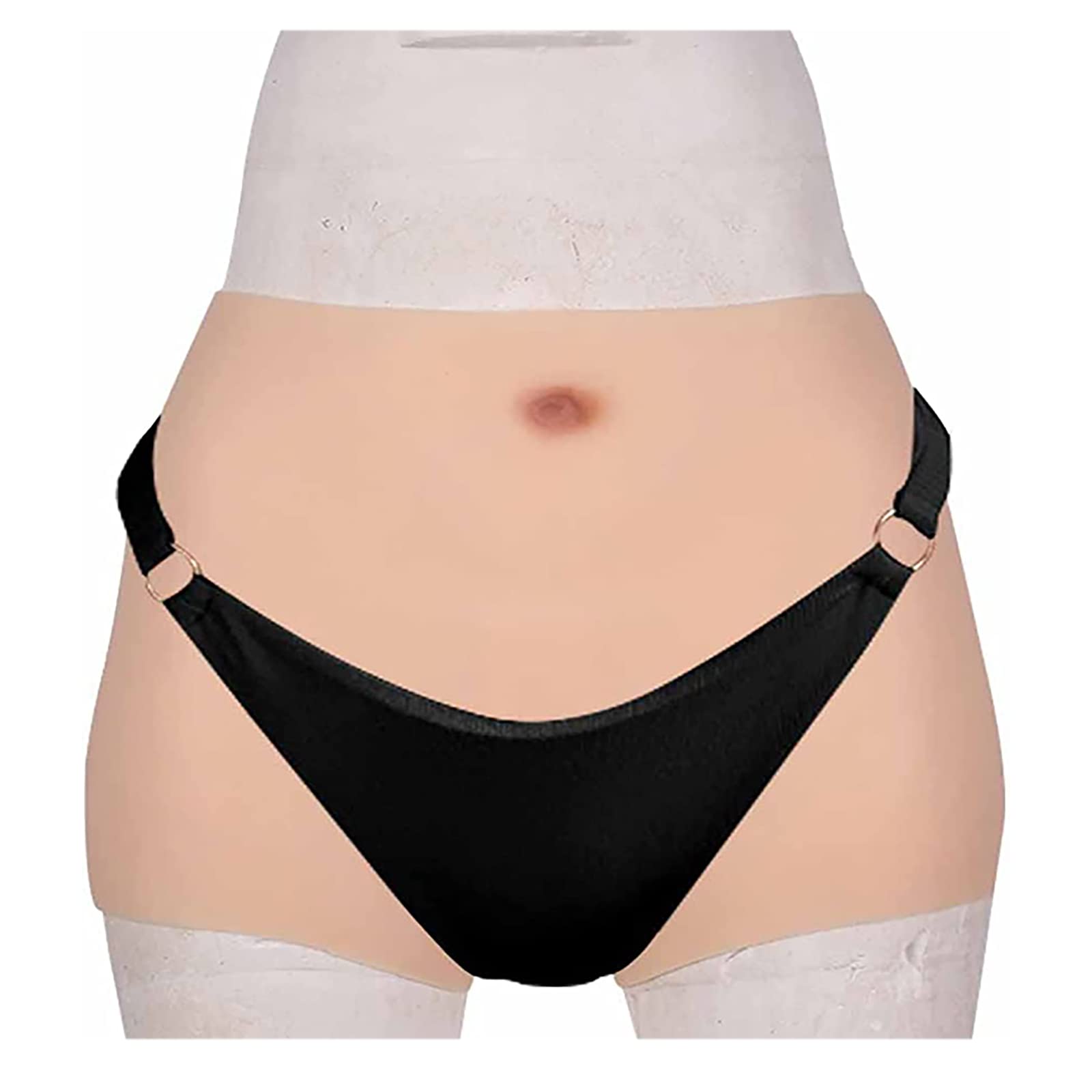 KOSHAH Silicone Fake Vagina & Camel Toe Enhancer - Realistic Butt Lifter with Catheter for Crossdressers (Size: M 25cm, Color: Color 1) - Perfect for Cosplay, Drag Shows & Gender Transformation