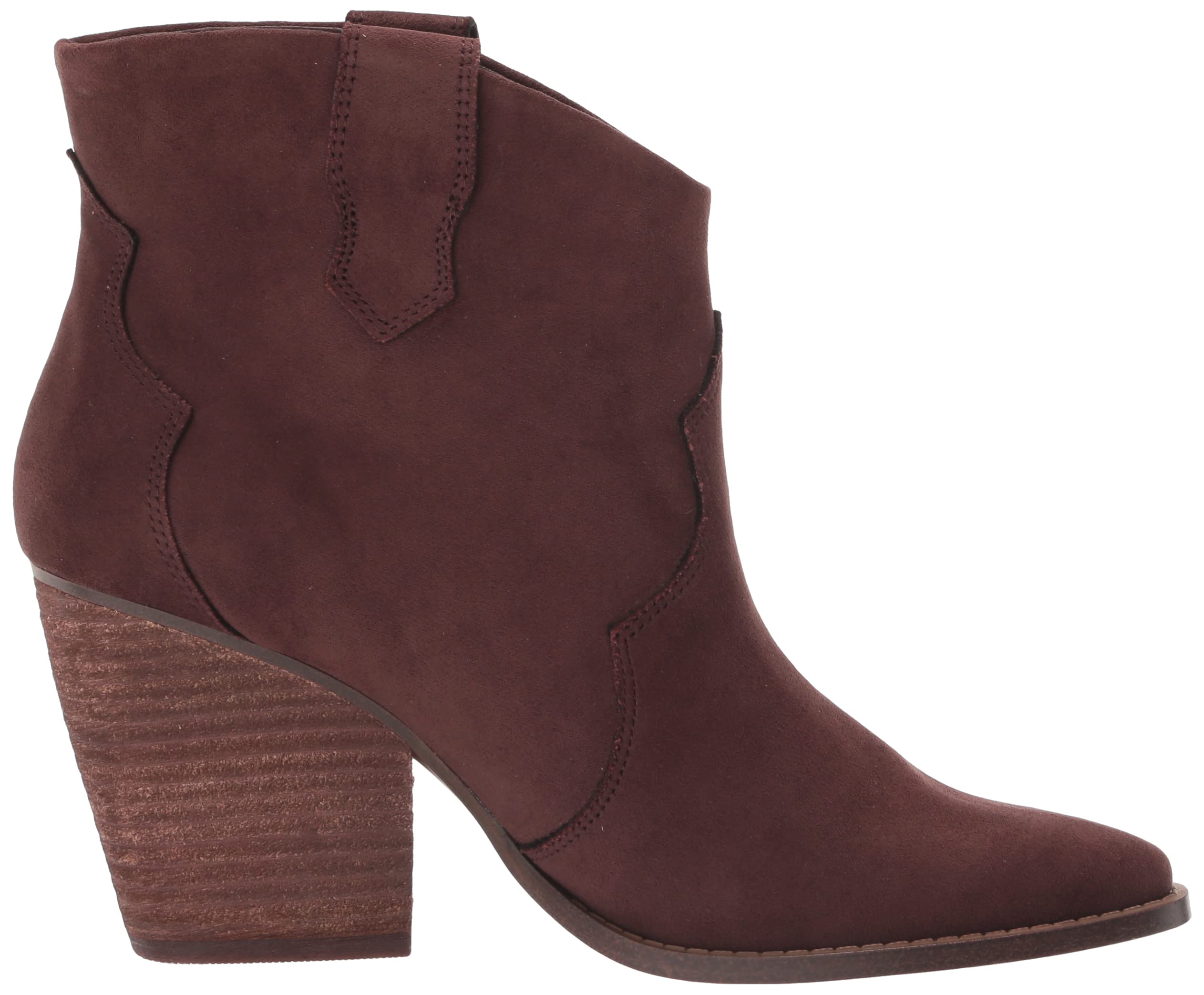 Chinese Laundry Women's Bonnie Suedette Western Boot - Stylish Cowgirl Boots for Women | Comfortable & Fashionable Ankle Boots for Country, Rodeo, and Everyday Wear