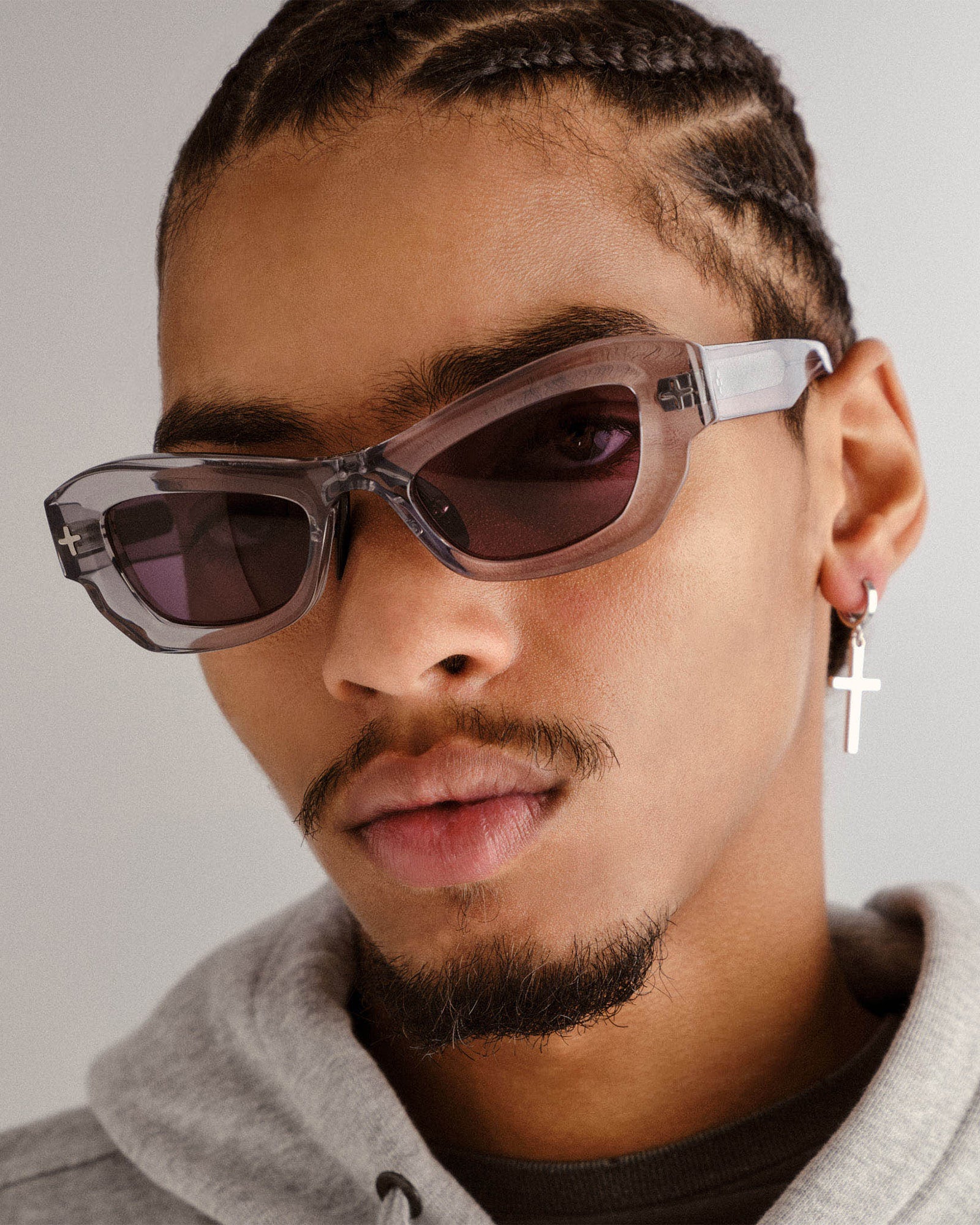 CYPHER SMOKE KRYSTAL SUNGLASSES - Polarized UV Protection Sunglasses for Men & Women - Perfect for Driving, Beach & Outdoor Activities