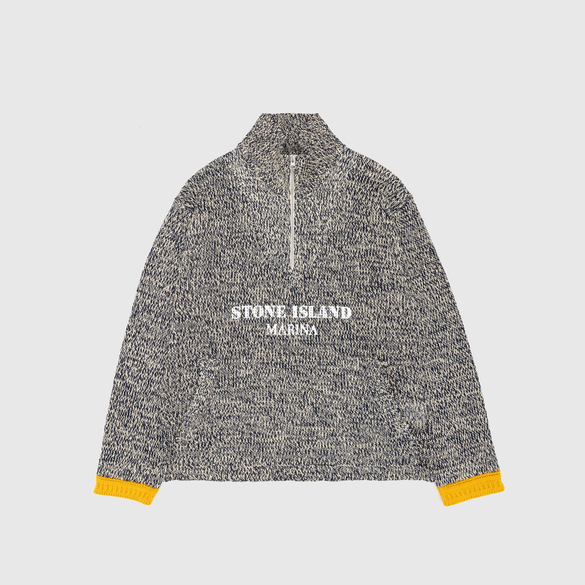 Stylish Cotton Linen Polyester Marina Sweater with Rubberized Effect - Perfect for Casual Outings and Beachside Relaxation