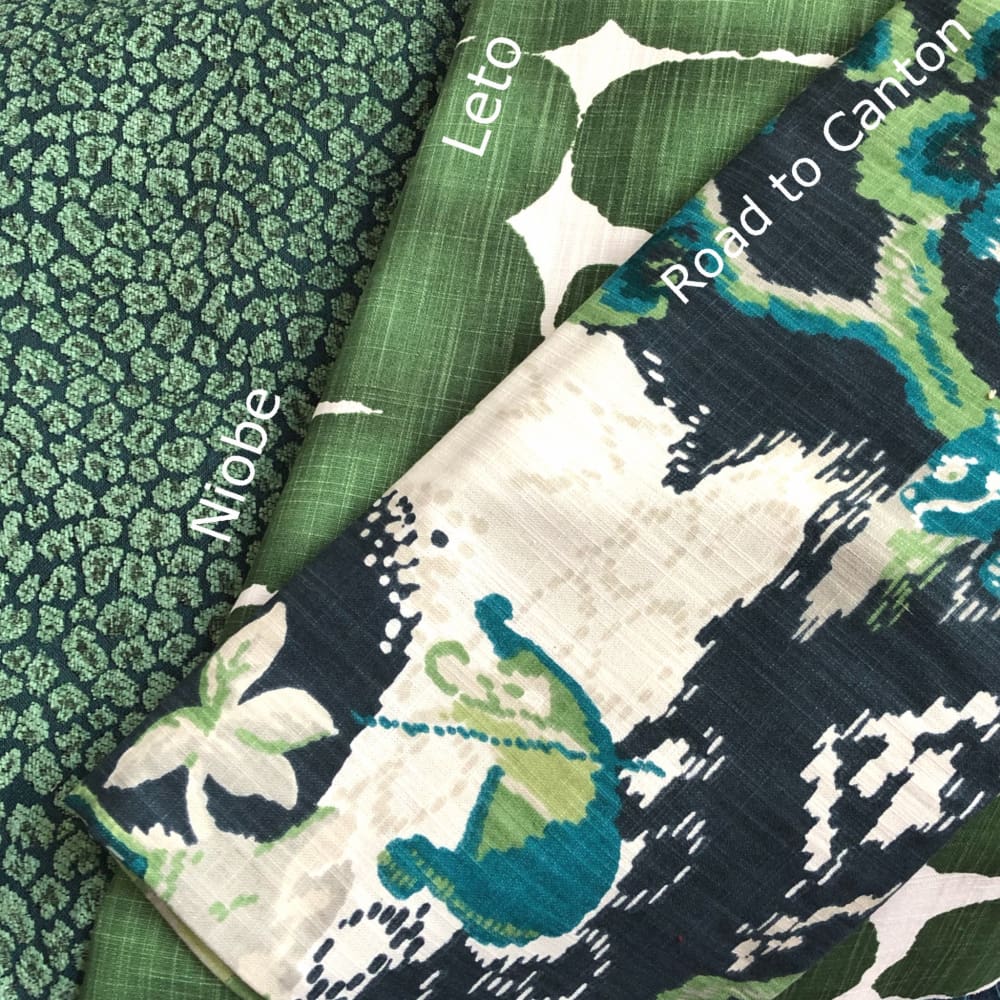 Leto Green & White Modern Cotton Print Pillow Cover - Soft Decorative Throw Pillow Case for Living Room, Bedroom & Sofa