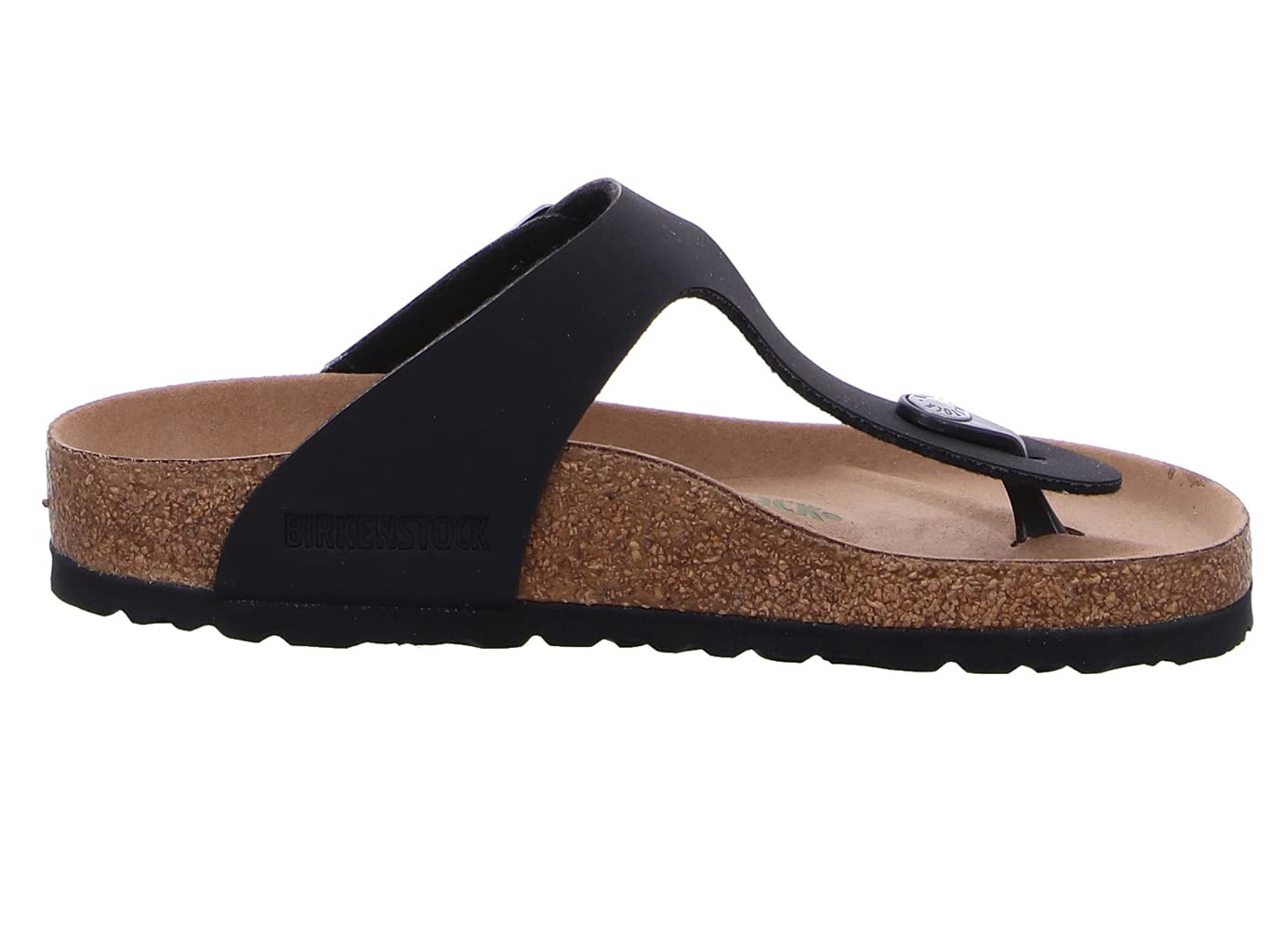 Birkenstock Gizeh Black Birkibuc Sandals - Women's Size 10 US | Comfortable Cork Footbed Sandals for Summer, Beach, Travel & Casual Wear