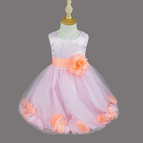 FEESHOW Elegant Flower Girl Dress for Weddings, Pageants, Bridesmaids, Graduation & Prom - Formal Party Gown for Special Occasions