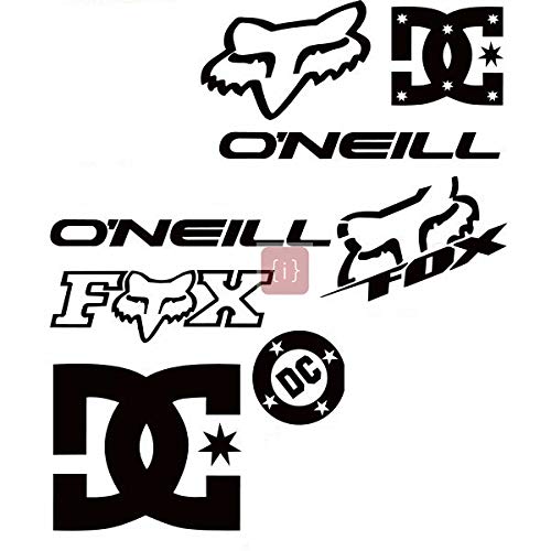 ISEE 360® KTM Duke Motorcycle Sticker Combo Kit - High-Quality Vinyl Decals for RC200, Shark 390, Fork 250 & 125 Models (Black) - Perfect for Bike Customization & Personalization