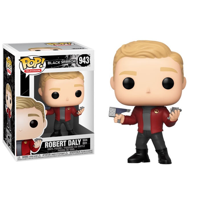 Funko Pop! Vinyl Figure - Black Mirror Robert Daly (USS Callister) Collectible Toy - Perfect for Fans, Display & Gift Giving - Office Desk Decor, TV Show Memorabilia Collection