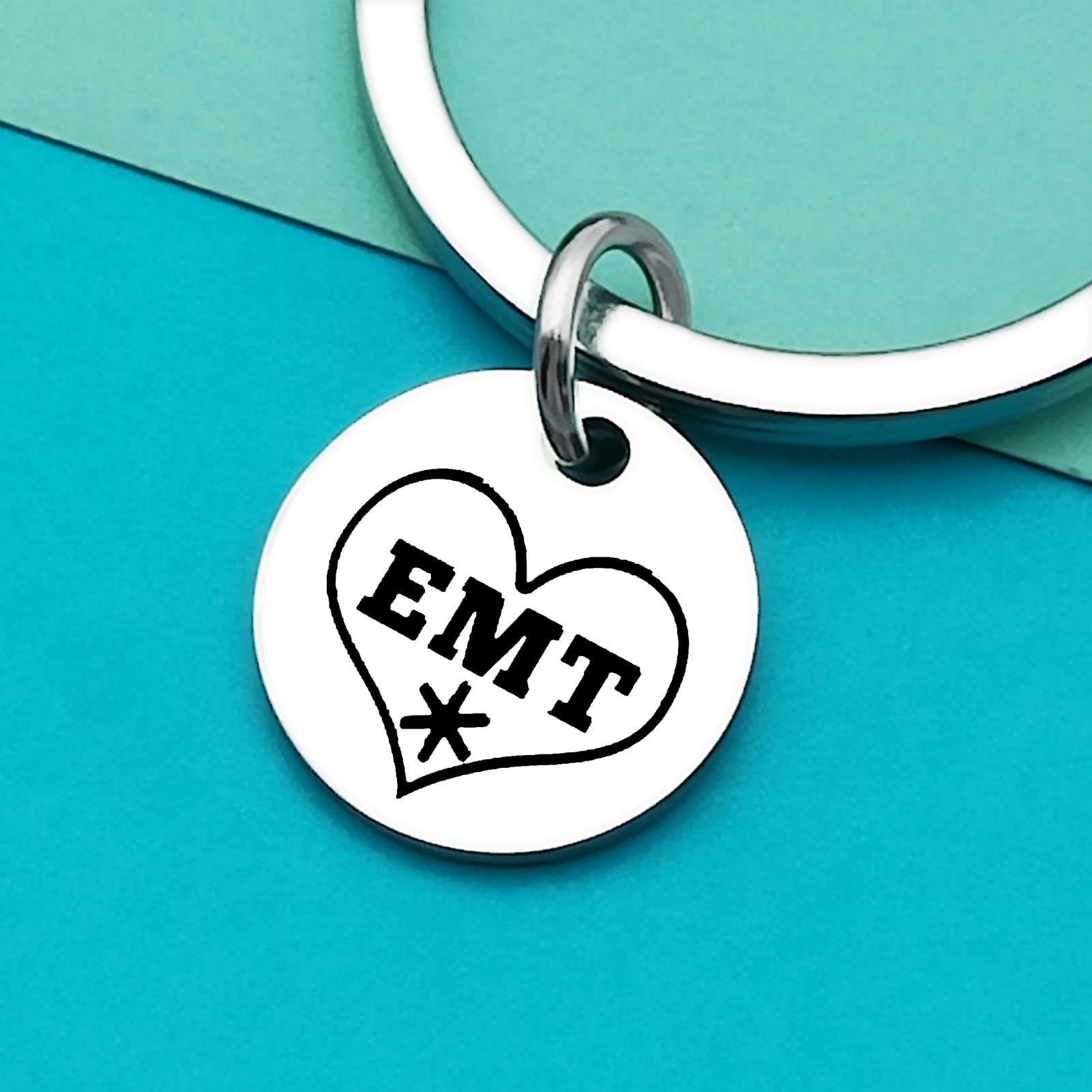 EMT Keychain - Inspirational Graduation Gift for Emergency Medical Technicians, Nurses & Paramedics | Medical School Gift for Students & Professionals | Perfect for EMT Appreciation, Nursing Graduation & Daily Use