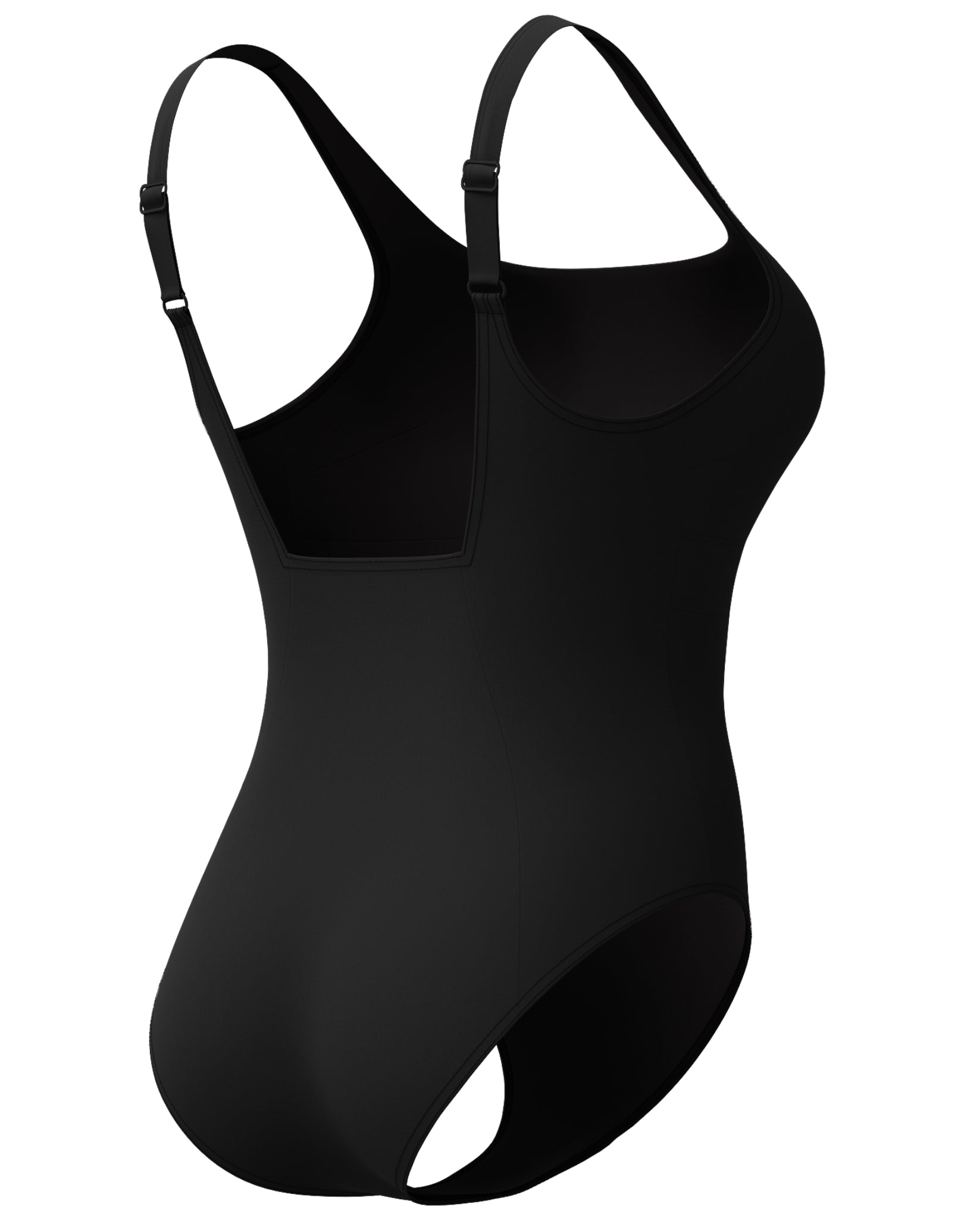 Shaping Contour Eclipse Swimsuit for Women - Slimming Black One Piece Bathing Suit | Perfect for Beach Vacations, Pool Parties & Summer Getaways