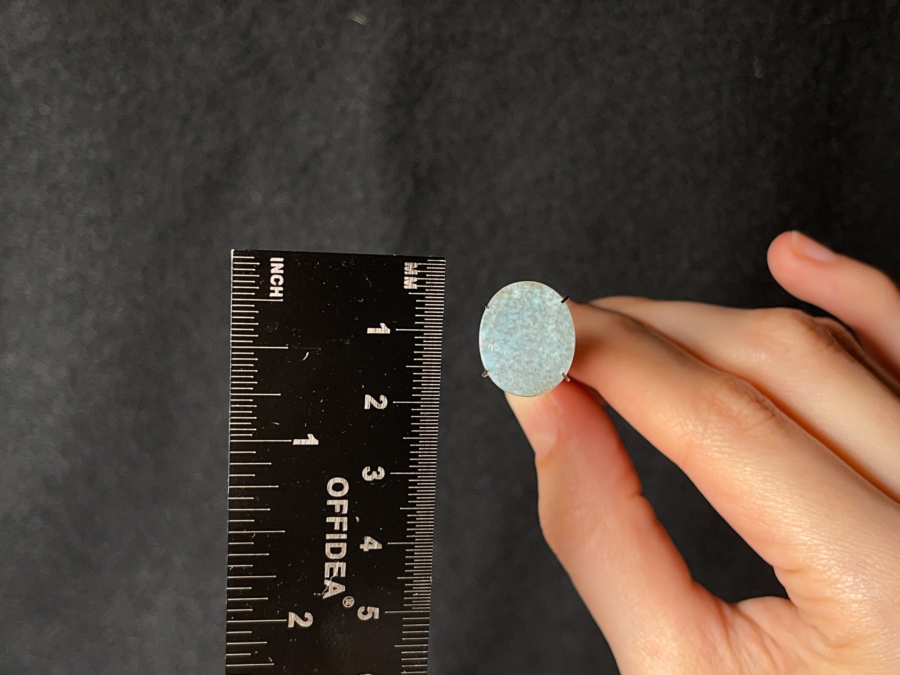 GILALITE Cabochon - Medusa Paraiba Quartz Solid Blue Oval Gemstone for Jewelry Making (44037) | Perfect for Necklaces, Rings & DIY Craft Projects