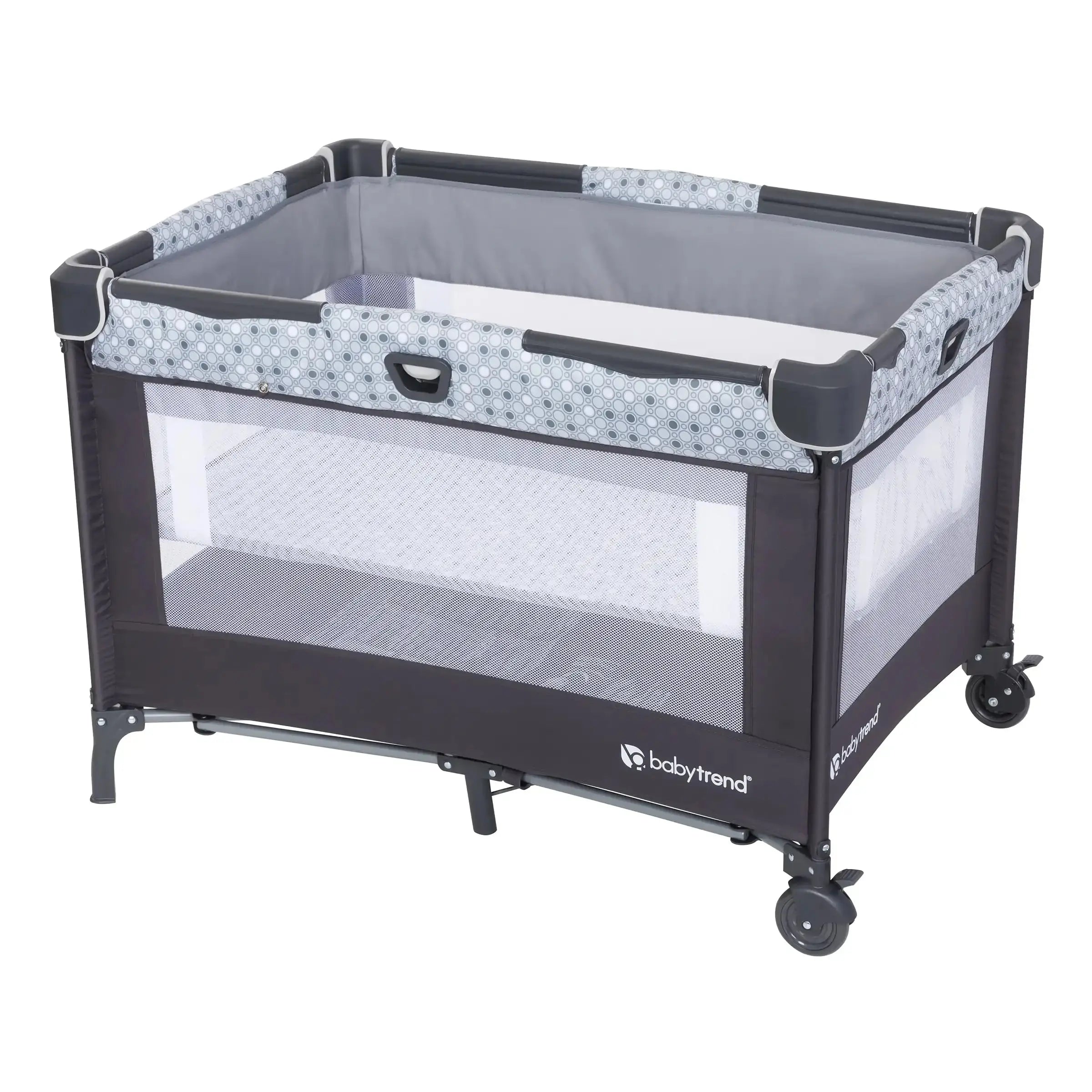 Portable Baby Playard with Rocking Cradle - Lightweight Nursery Den Playpen for Newborns & Toddlers - Perfect for Home, Travel & Daycare Use