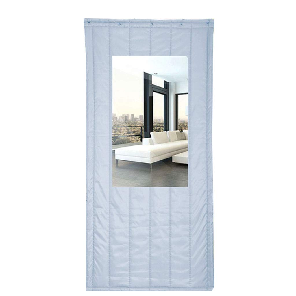 Waterproof Insulated Door Curtain - Heavy Duty Oxford Fabric, Soundproof & Blackout Windproof Thermal Curtain with Hook Installation (3 Styles) - Perfect for Garage, Patio, and Home Insulation
