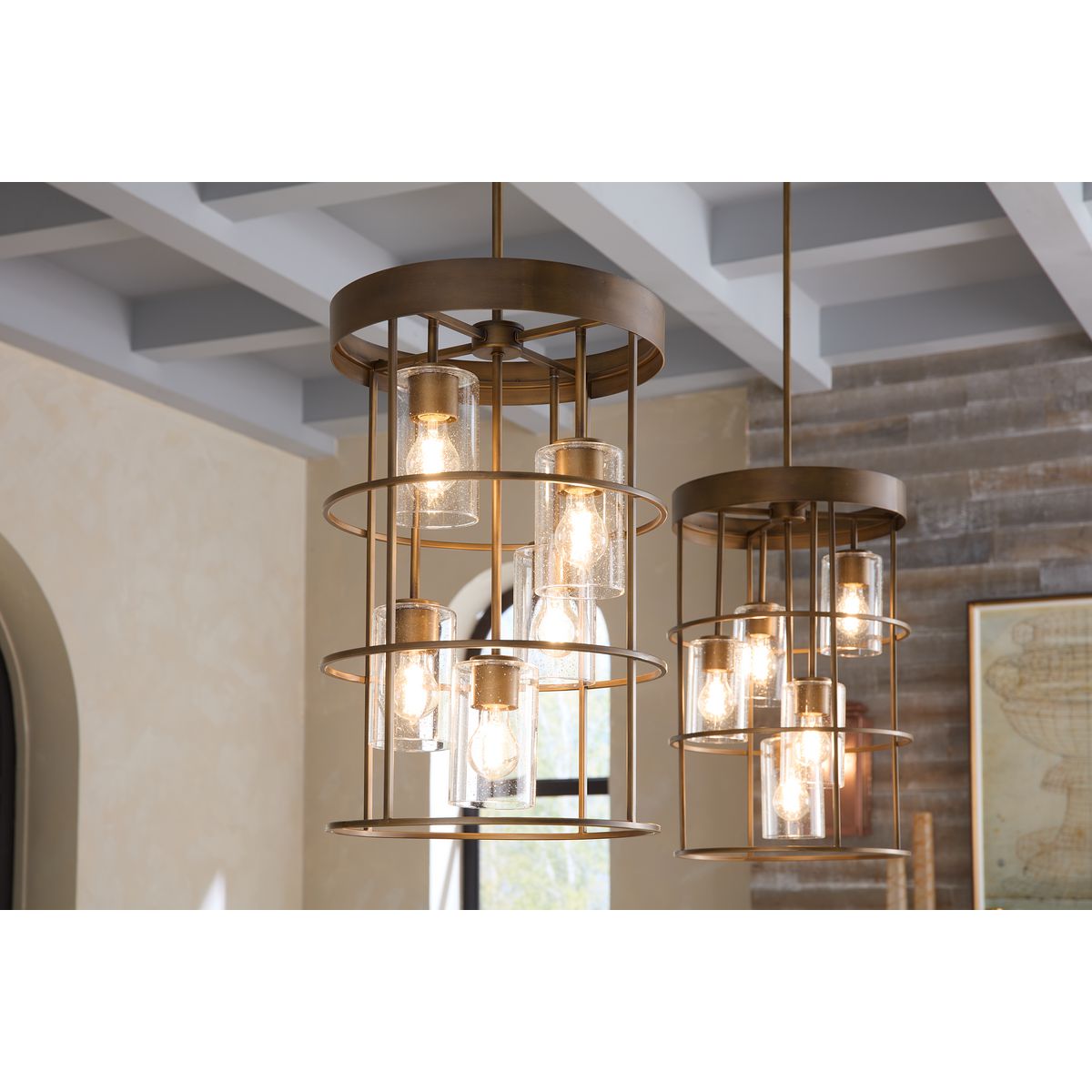 Burgess Collection 5-Light Chandelier for Hallway & Foyer Entryway - Modern Ceiling Lighting Fixture for Home Decor & Interior Design