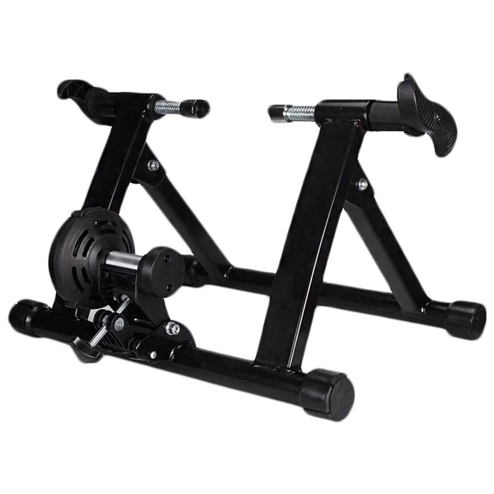 Bicycle Turbo Trainer Stand for Indoor Cycling - Compatible with 20-22 Inch Mountain & Road Bikes - Stationary Exercise Bike Trainer for Home Workouts & Winter Training