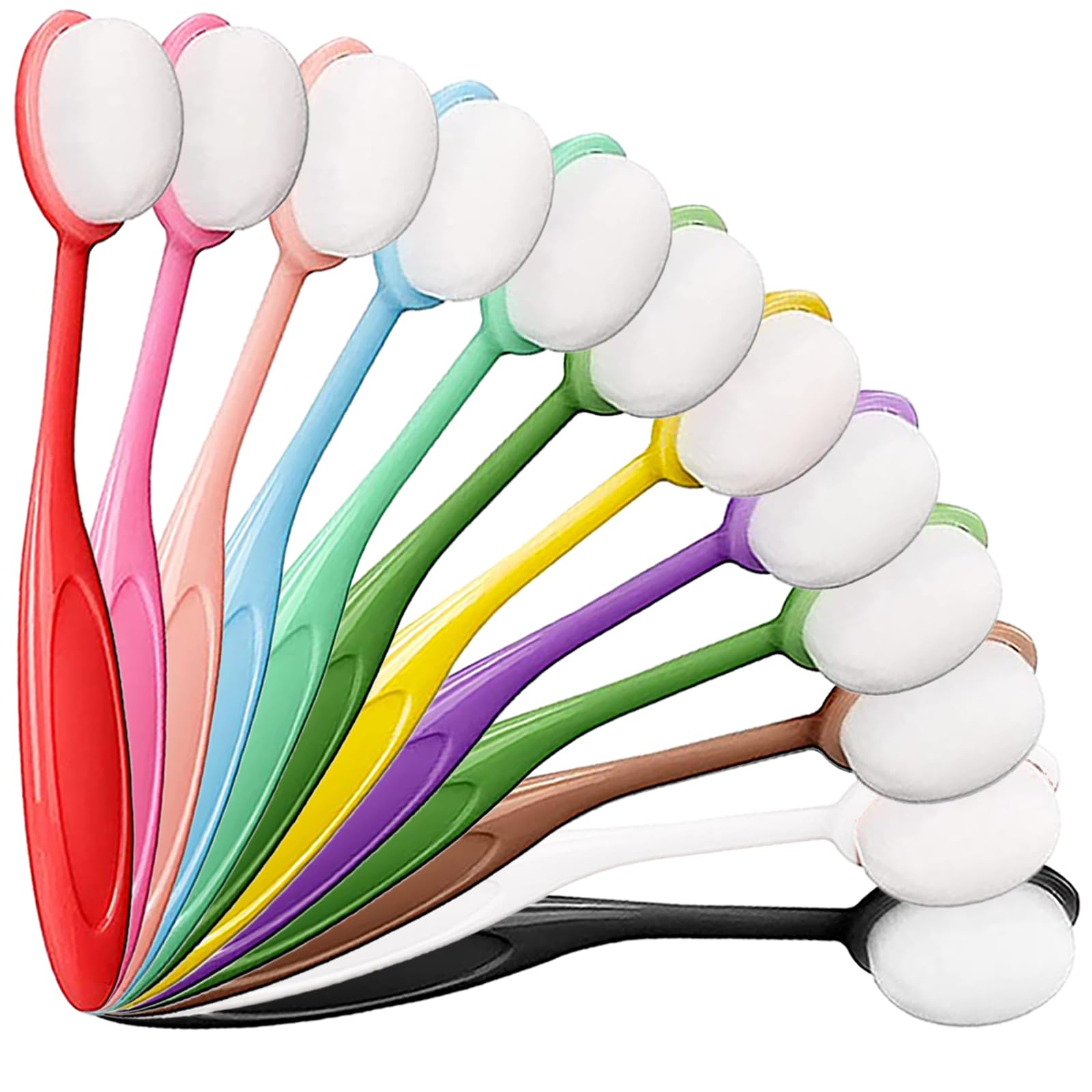 12PCS Ink Blending Brushes Set for Card Making - Color Coded Handles, Stamping & Scrapbooking Supplies, Blender Tools for Paper Craft, Stencil Art, DIY Painting - Perfect for Artists, Crafters & Card Makers