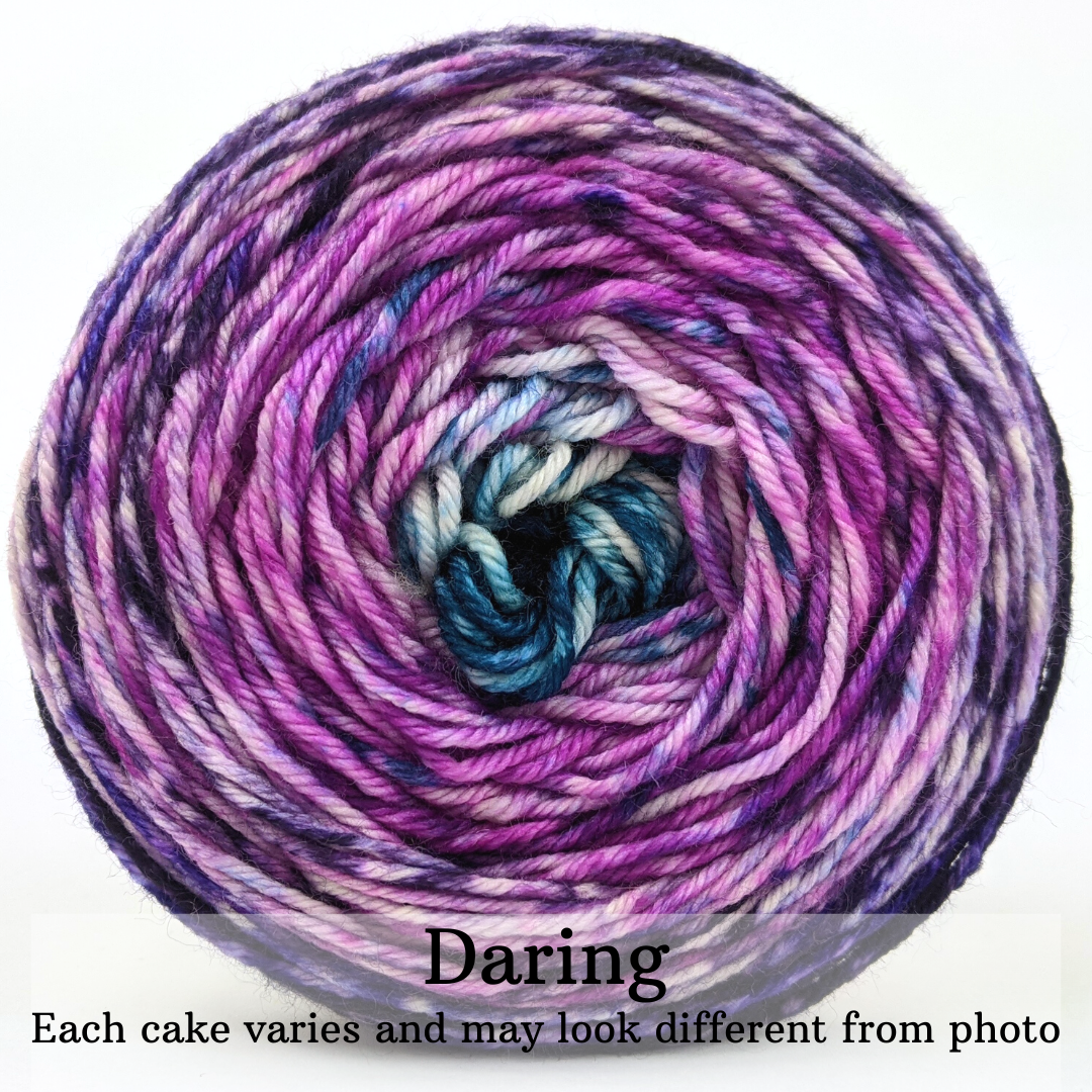 Knitcircus Yarns - Impressionist Gradient Knitting Yarn for Sky-Inspired Projects | Ready to Ship | Perfect for Shawls, Scarves & Sweaters