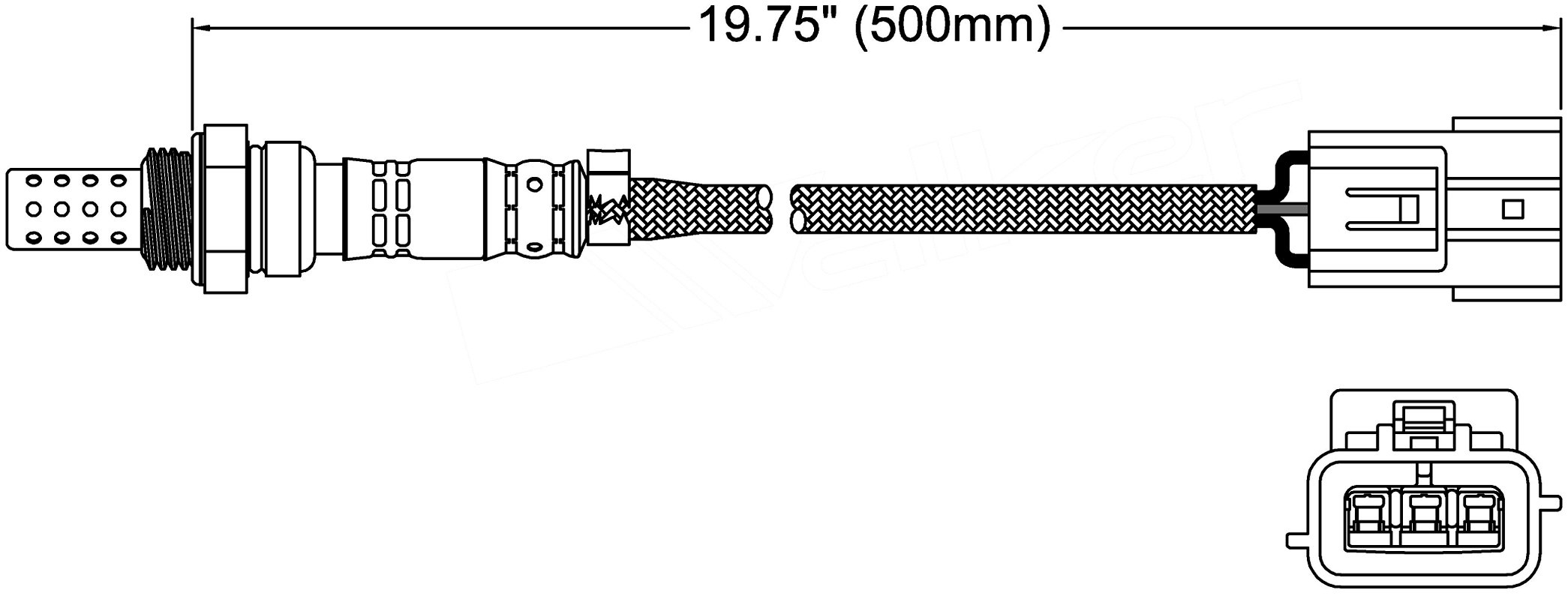 ACDelco Professional 213-3105 Heated Oxygen Sensor - Compatible with GM Vehicles - Improves Fuel Efficiency & Engine Performance - Perfect for Engine Tune-Ups & Emissions Testing