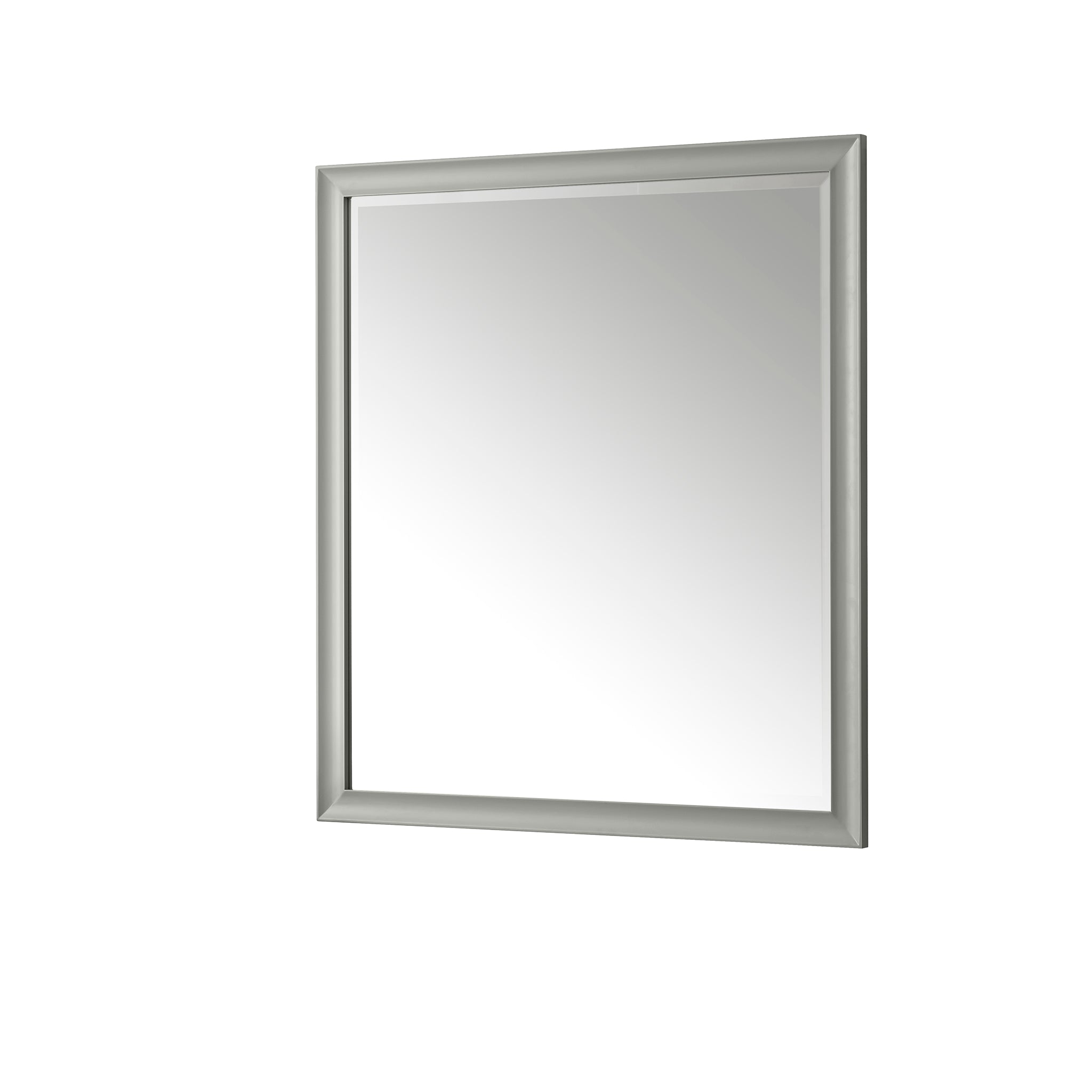 Glenbrooke 36-Inch Wall Mirror in Urban Gray - Modern Bathroom & Bedroom Decor for Home & Office