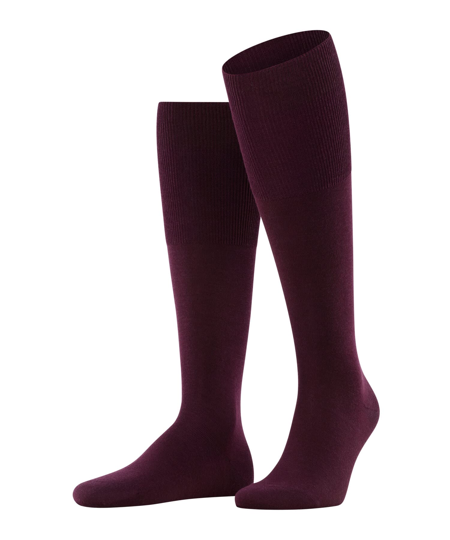 FALKE Men's Knee-High Dress Socks - Breathable Merino Wool & Cotton Blend for Business Travel & Office Wear - Formal Lightweight Comfort Socks for Work, Leisure & Airport Security (1 Pair) - Perfect for Business Trips, Professional Attire & Everyday Comfort