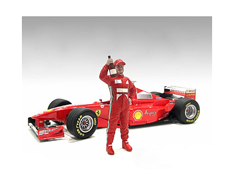 American Diorama 1/18 Scale Racing Legends 2000's Figure B - Collectible Model Car Accessory for Display & Diorama Scenes