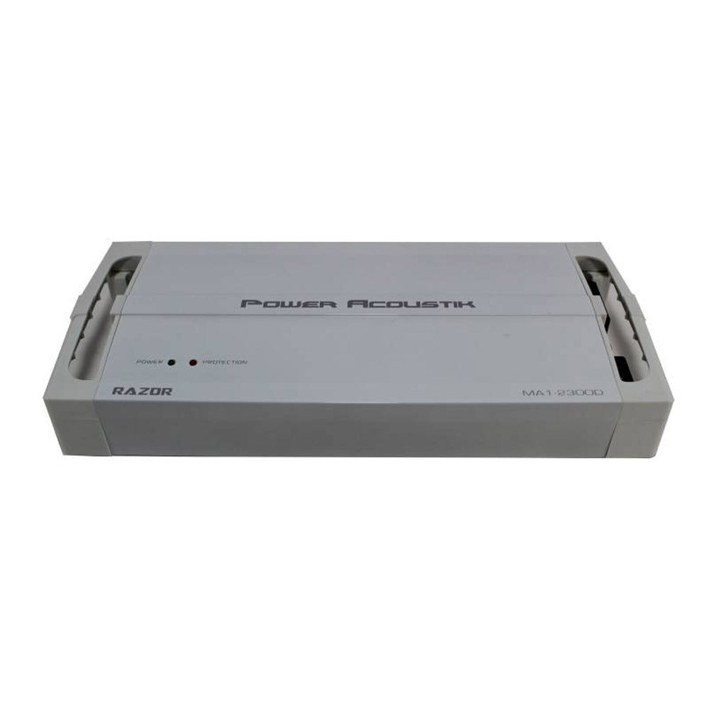 Power Acoustik MA1 2300D Monoblock Marine Amplifier - Compact Class D Car Audio Amp for Boats, Cars & Trucks | High Power Bass Boost & Water Resistant Design