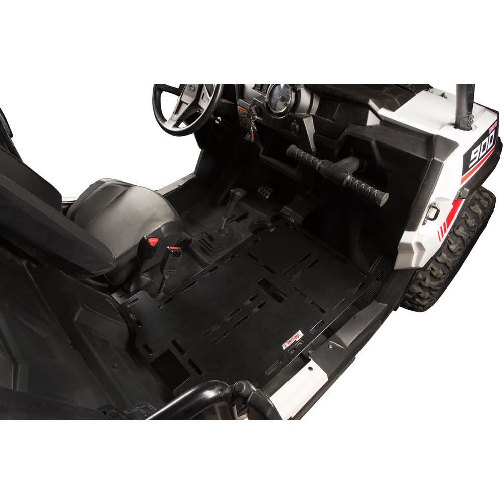 Polaris RZR XP 1000 Desert Edition 2015 TUSK Passenger Side Front Seat Cargo Rack Kit with Seat Base - Off-Road Storage Solution for Gear & Accessories
