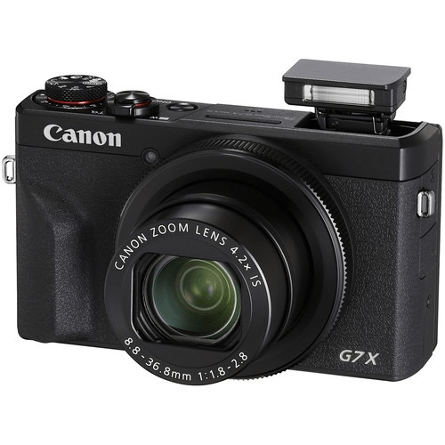 Canon PowerShot G7 X Mark III Digital Camera 20.1MP 4K Video Vlogging Camera with Flip Touch Screen & WiFi (Black) - Perfect for Travel, YouTube Vlogging & Photography