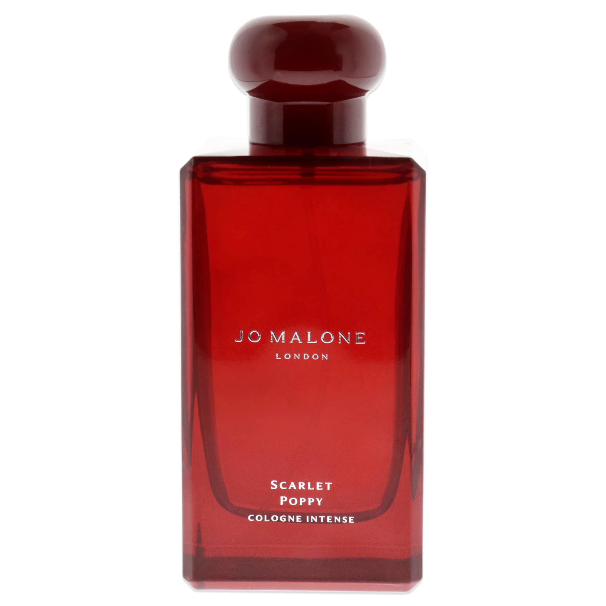 Jo Malone Scarlet Poppy Intense Cologne Spray for Men & Women - 3.4 oz / 100ml Eau de Parfum - Long Lasting Floral Scent for Date Night, Special Occasions & Gift Giving