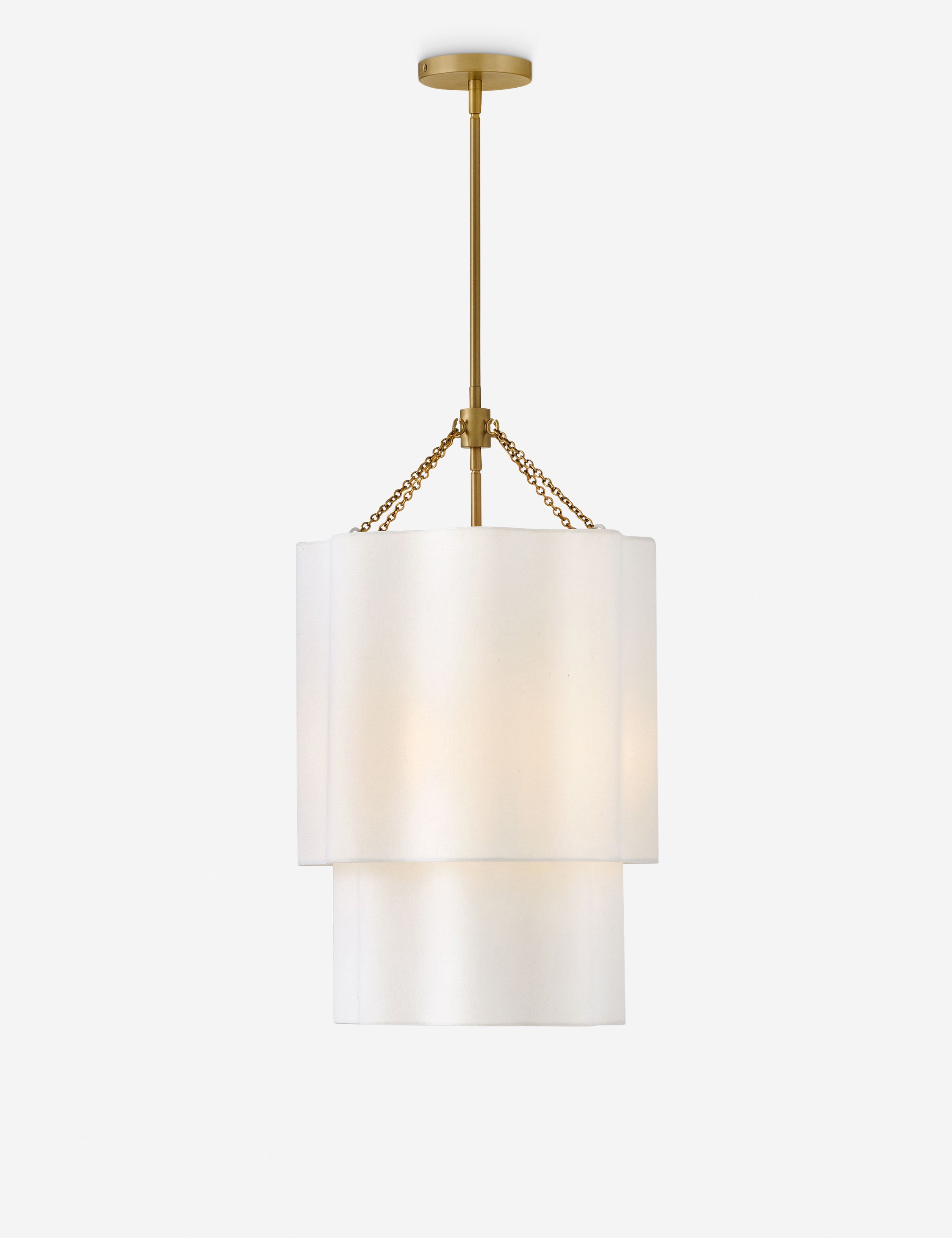 Ananda Modern Pendant Light - Sleek Hanging Fixture for Kitchen Island, Dining Room, or Bedroom Lighting - Energy Efficient LED Chandelier with Adjustable Height