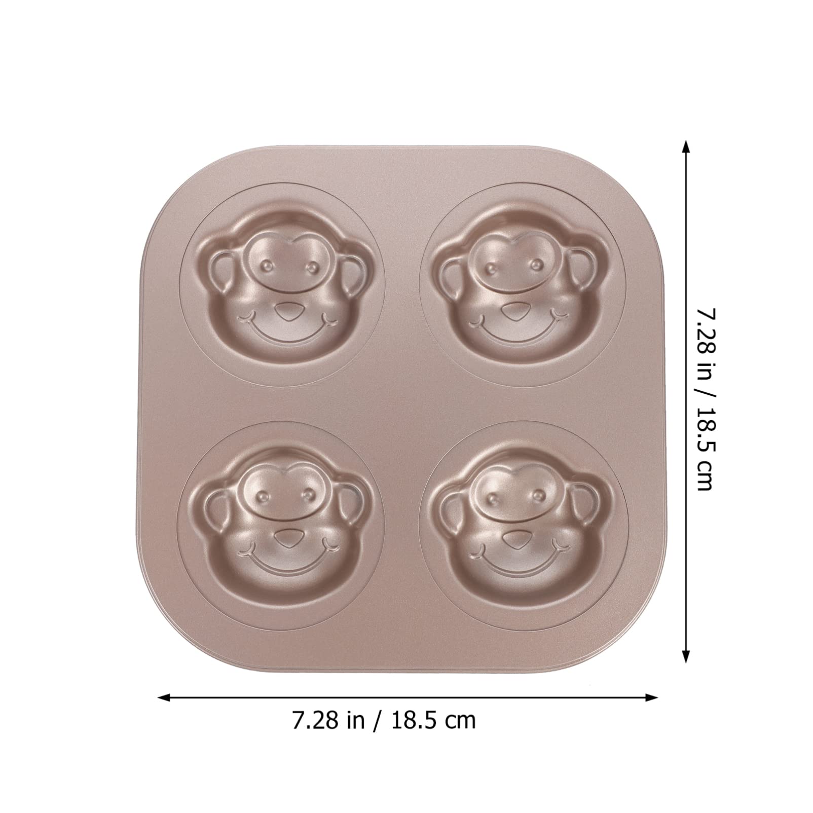Monkey Cake Mold - 3D Animal Baking Pan for Donuts, Muffins & Chocolate - Carbon Steel Cartoon Cake Tin - Perfect for Birthday Parties, Baby Showers & DIY Desserts