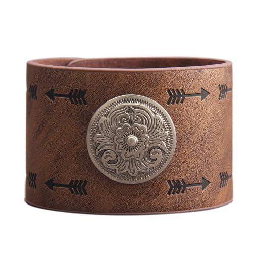Steampunk Leather Bracelet