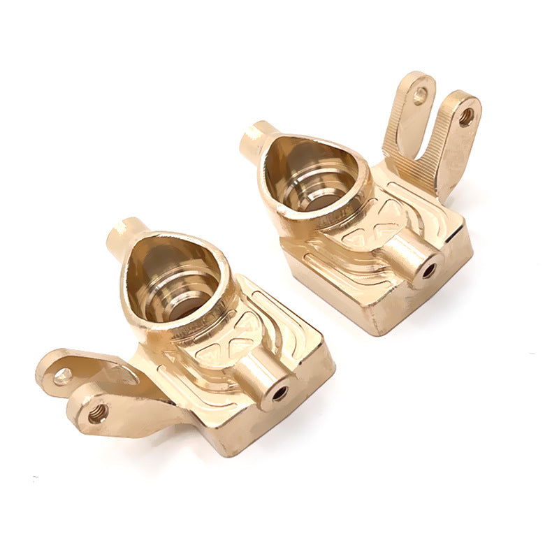 MJX Hyper Go H12Y/H12Y+ Upgrade Kit - Brass Front Axle Steering Cup for RC Car - Enhanced Durability & Precision Steering for Off-Road Bashing & Racing