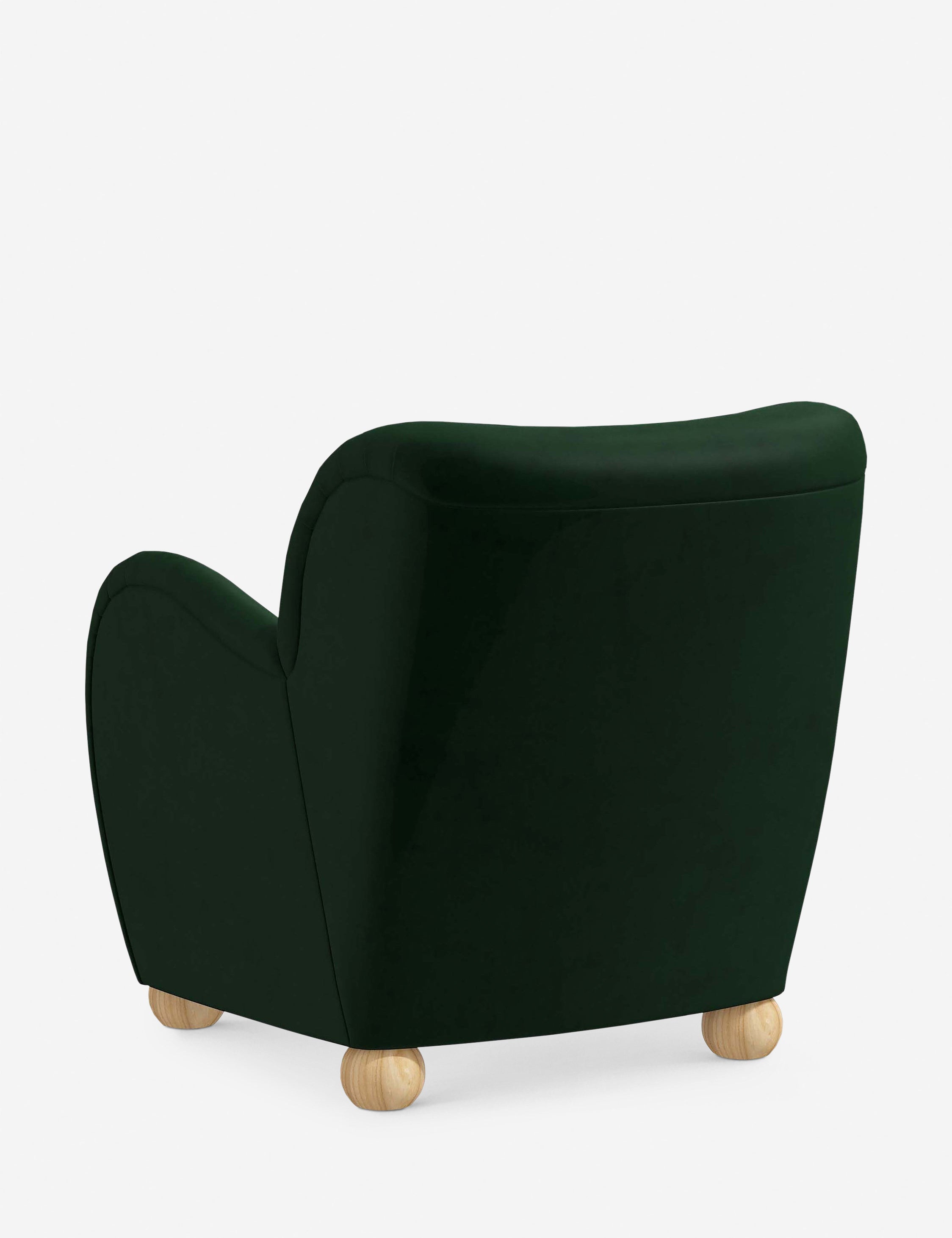 Baird Accent Chair - Modern Upholstered Lounge Chair for Living Room, Bedroom & Office - Stylish Comfortable Reading Chair with Wooden Legs - Perfect for Relaxing, Reading & Decorating Your Home