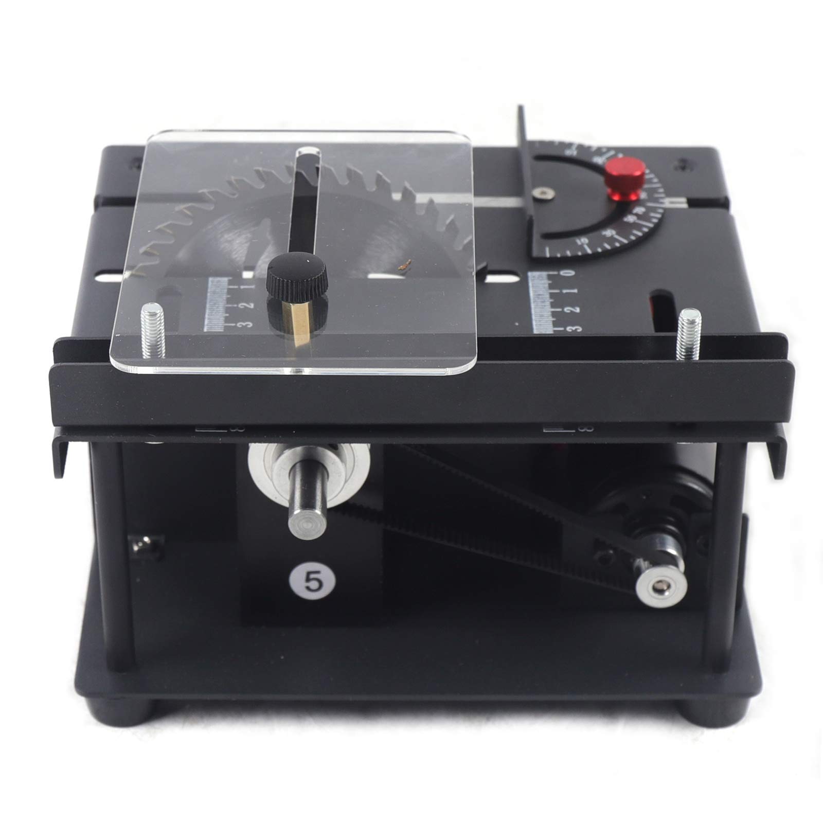 Mini Electric Sliding Table Saw - 8500 RPM, 0-90° Precision Cutting for Woodworking | Multifunctional Bench Saw for DIY Projects & Home Improvement | Perfect for Cutting Wood, Plastic & Aluminum