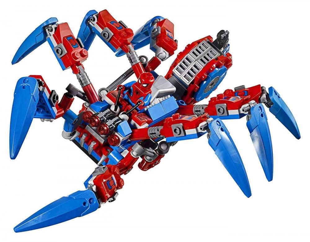 LEGO Marvel Spider-Man: Spider-Man's Spider Crawler 76114 Building Kit (418 Pieces) - Superhero Toy for Kids & Collectors - Creative Play, Birthday Gift & Home Decoration