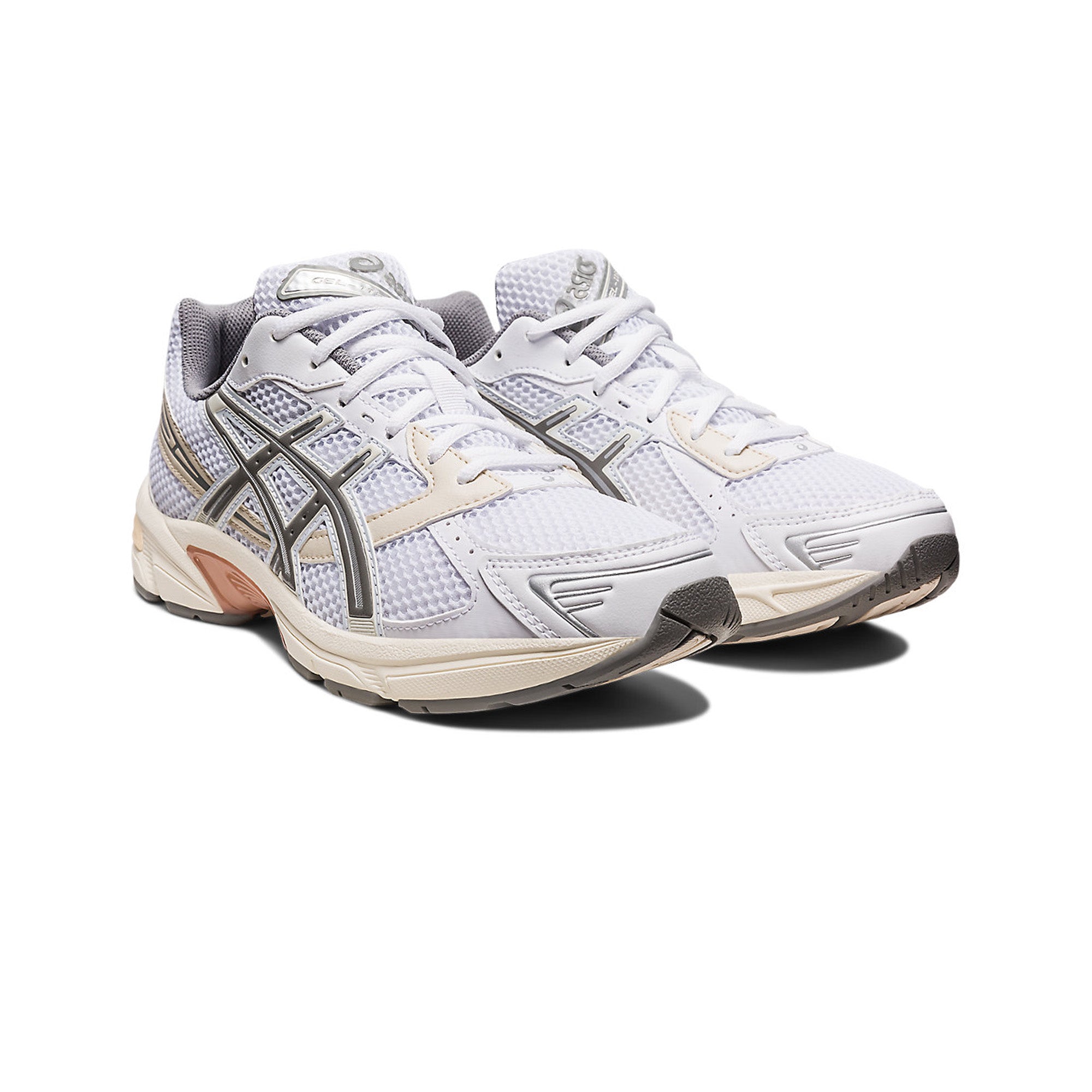 ASICS Gel 1130 'White Clay Grey' Running Shoes for Men (2023) - Lightweight Cushioned Sneakers for Jogging, Gym Workouts & Everyday Wear