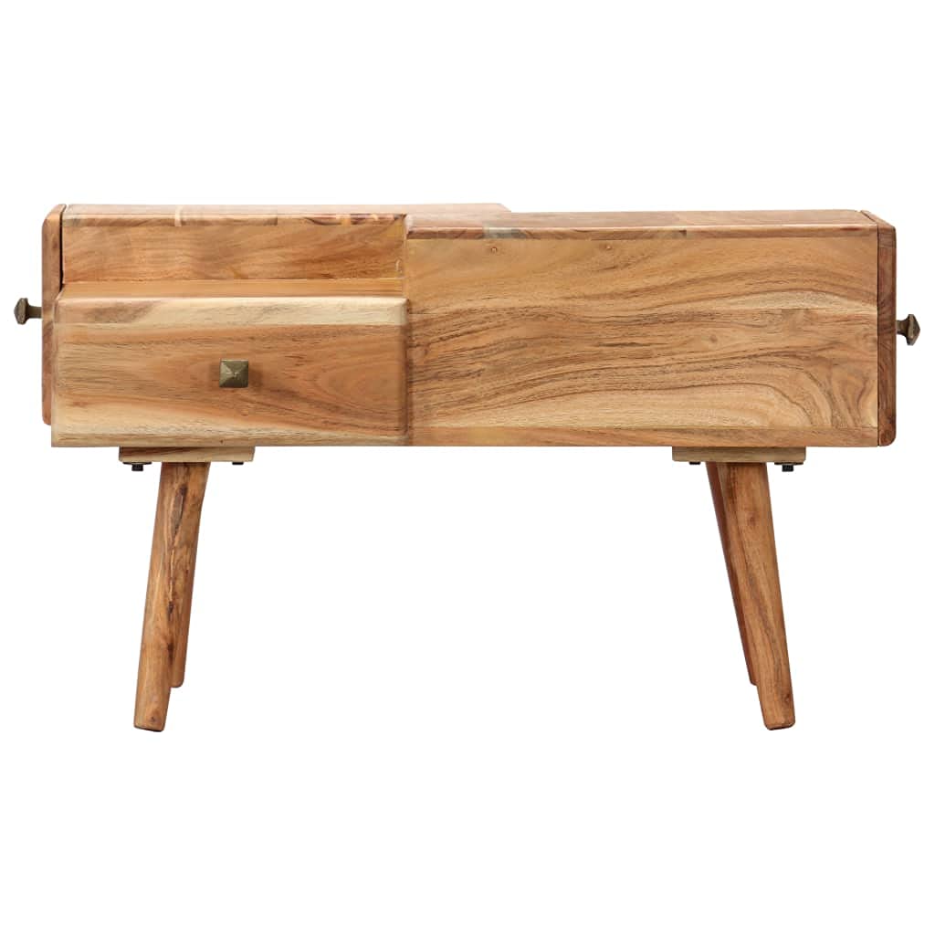 Modern Acacia Wood Coffee Table 27.5