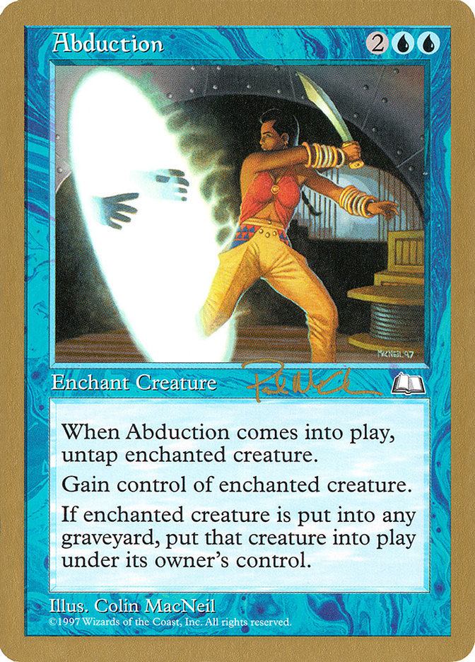 1997 World Championship Decks Paul McCabe Abduction MTG Magic The Gathering Card - Perfect for Collectors & Competitive Players